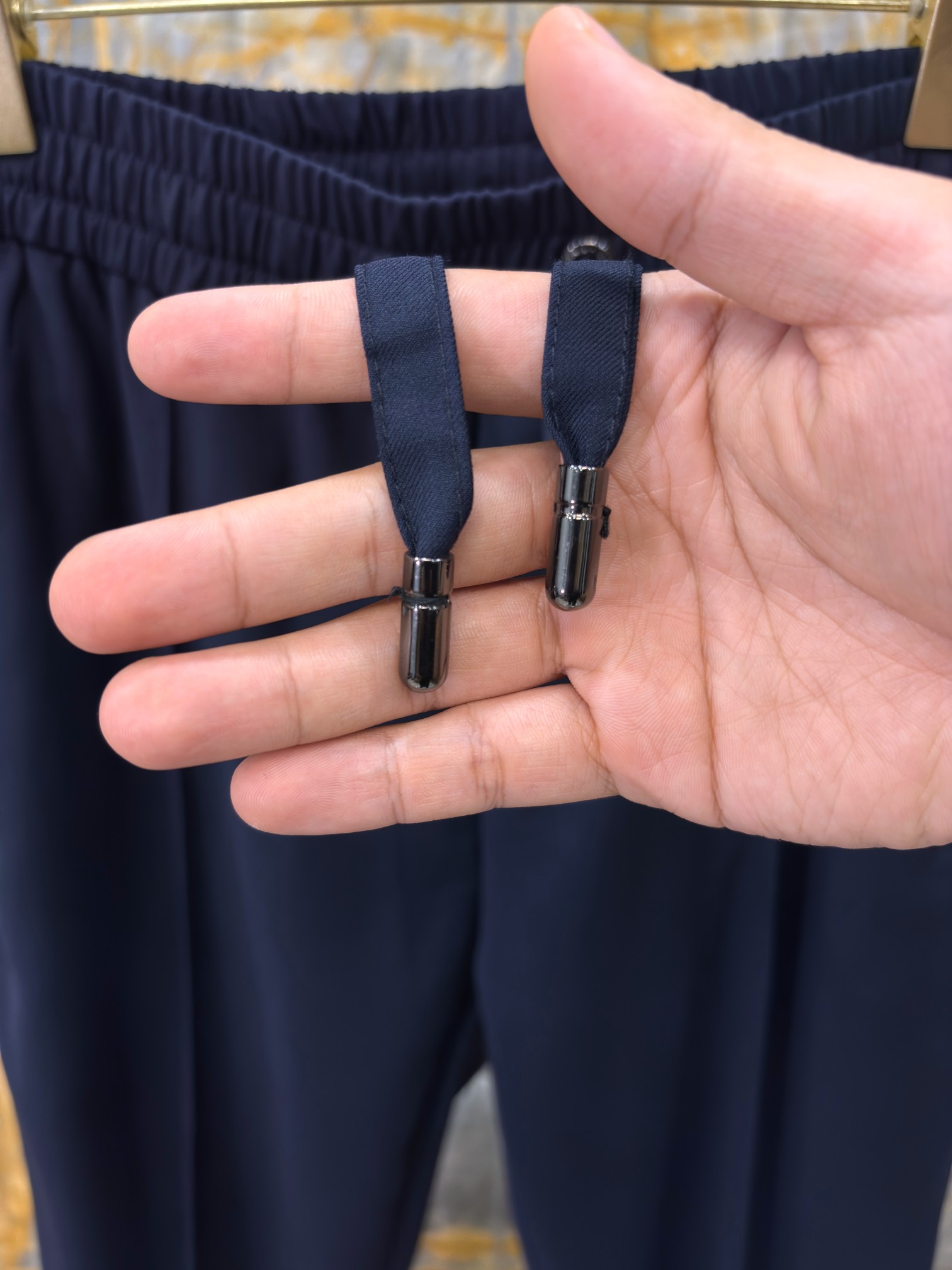 2025/AW🔥新款羊毛休闲裤 100%进口羊毛面料 光泽质感超级好 直筒裤型 老钱穿搭必备 蓝色已断货