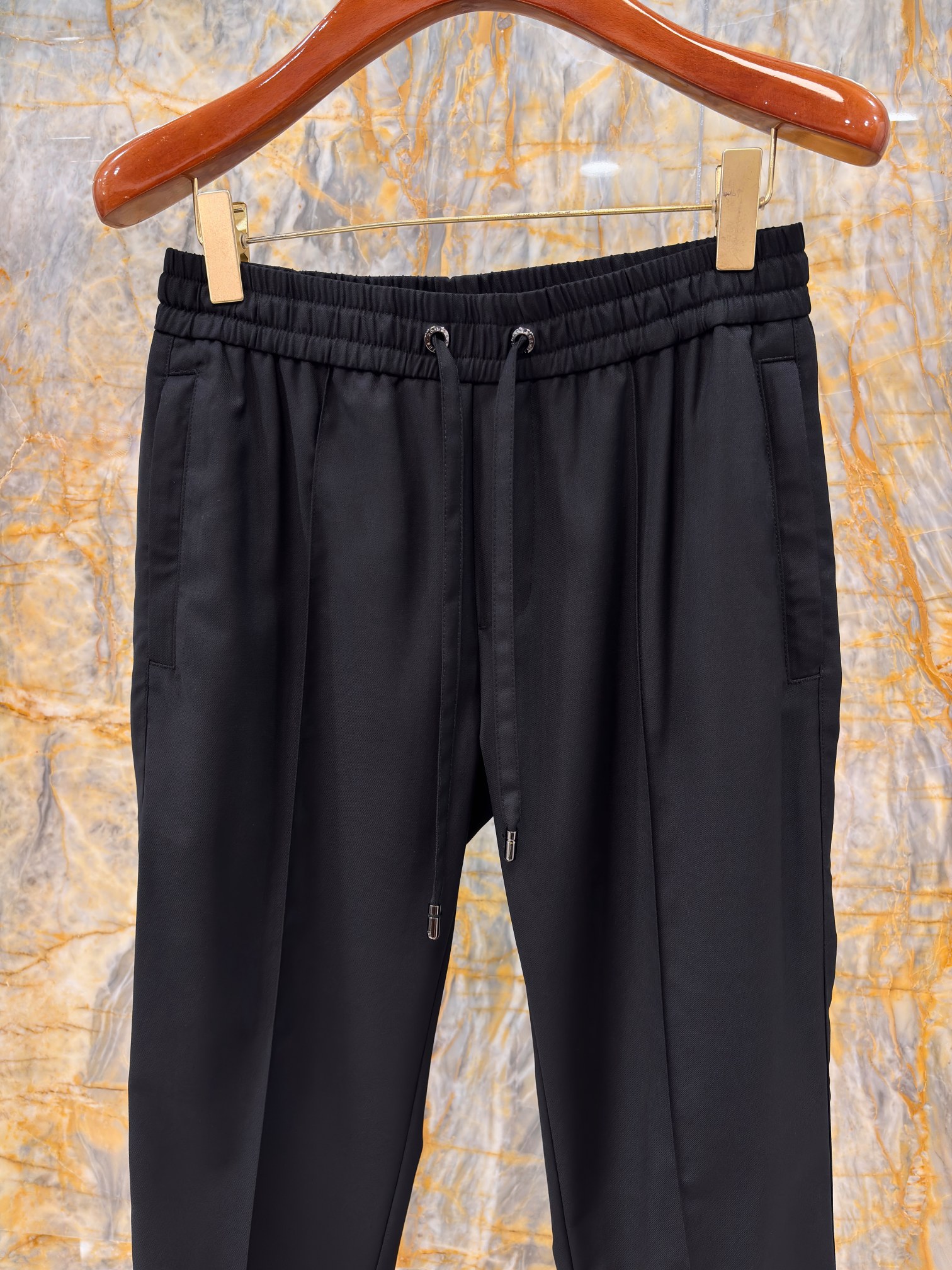 2025/AW🔥新款羊毛休闲裤 100%进口羊毛面料 光泽质感超级好 直筒裤型 老钱穿搭必备 黑色 Si