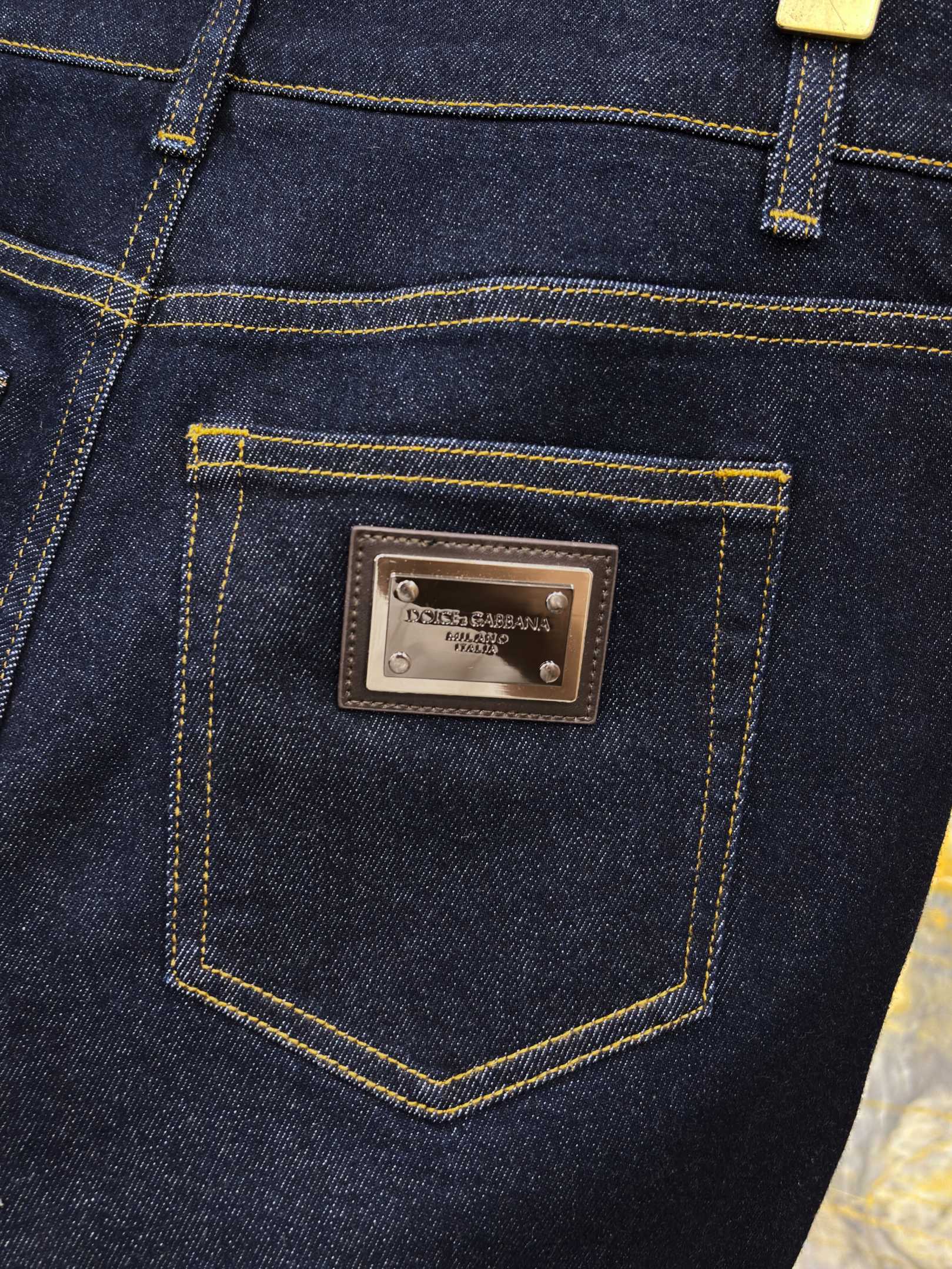 2025/AW🔥最新款DG 顶级牛仔裤 进口弹力原牛面料 独家大皮牌 高档拉链五金定制 SLIM修身小脚