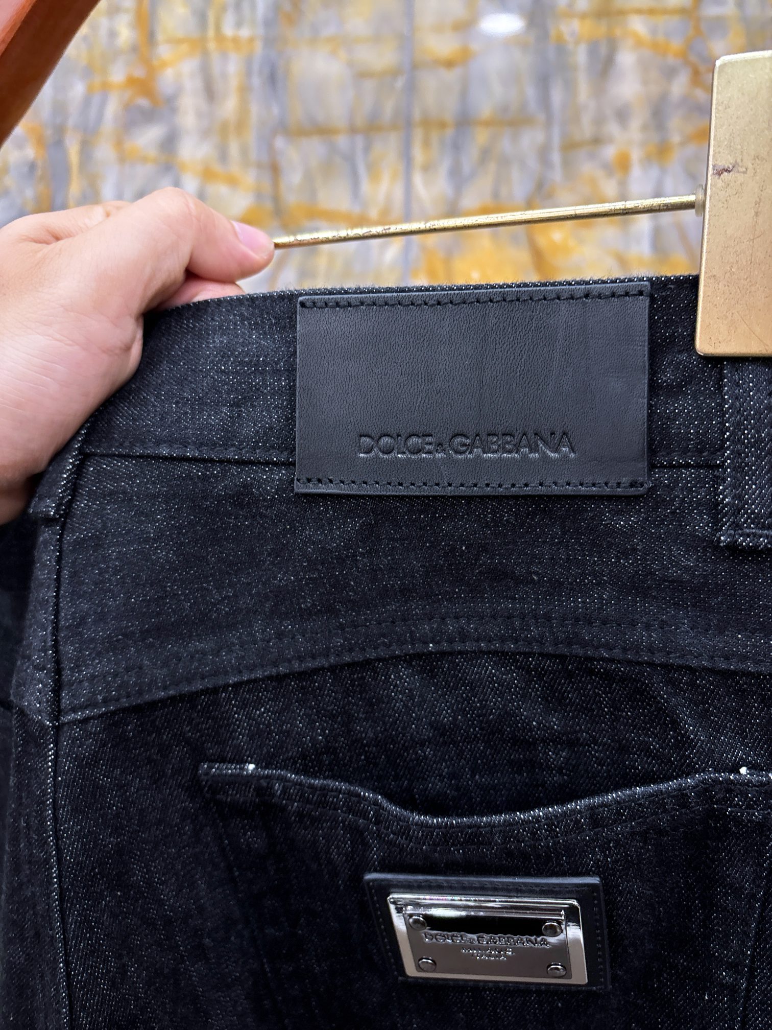 2025/AW🔥最新款DG 顶级牛仔裤 进口丹宁红边布面料 独家大皮牌 高档拉链五金定制 REGULAR