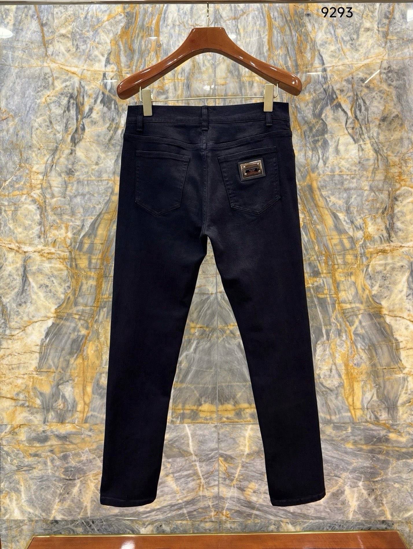 2025/AW🔥最新款DG 顶级牛仔裤 进口黑牛弹力面料 独家大皮牌 高档拉链五金定制 SLIM修身小脚