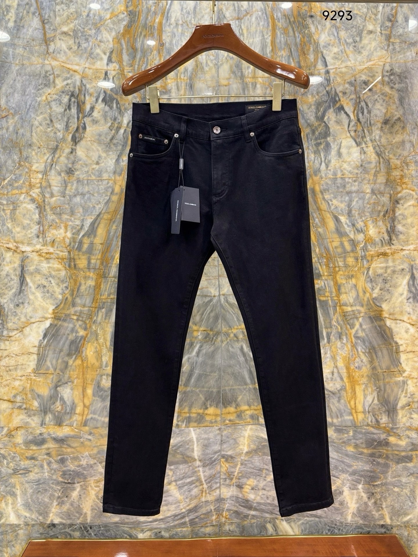 2025/AW🔥最新款DG 顶级牛仔裤 进口黑牛弹力面料 独家大皮牌 高档拉链五金定制 SLIM修身小脚