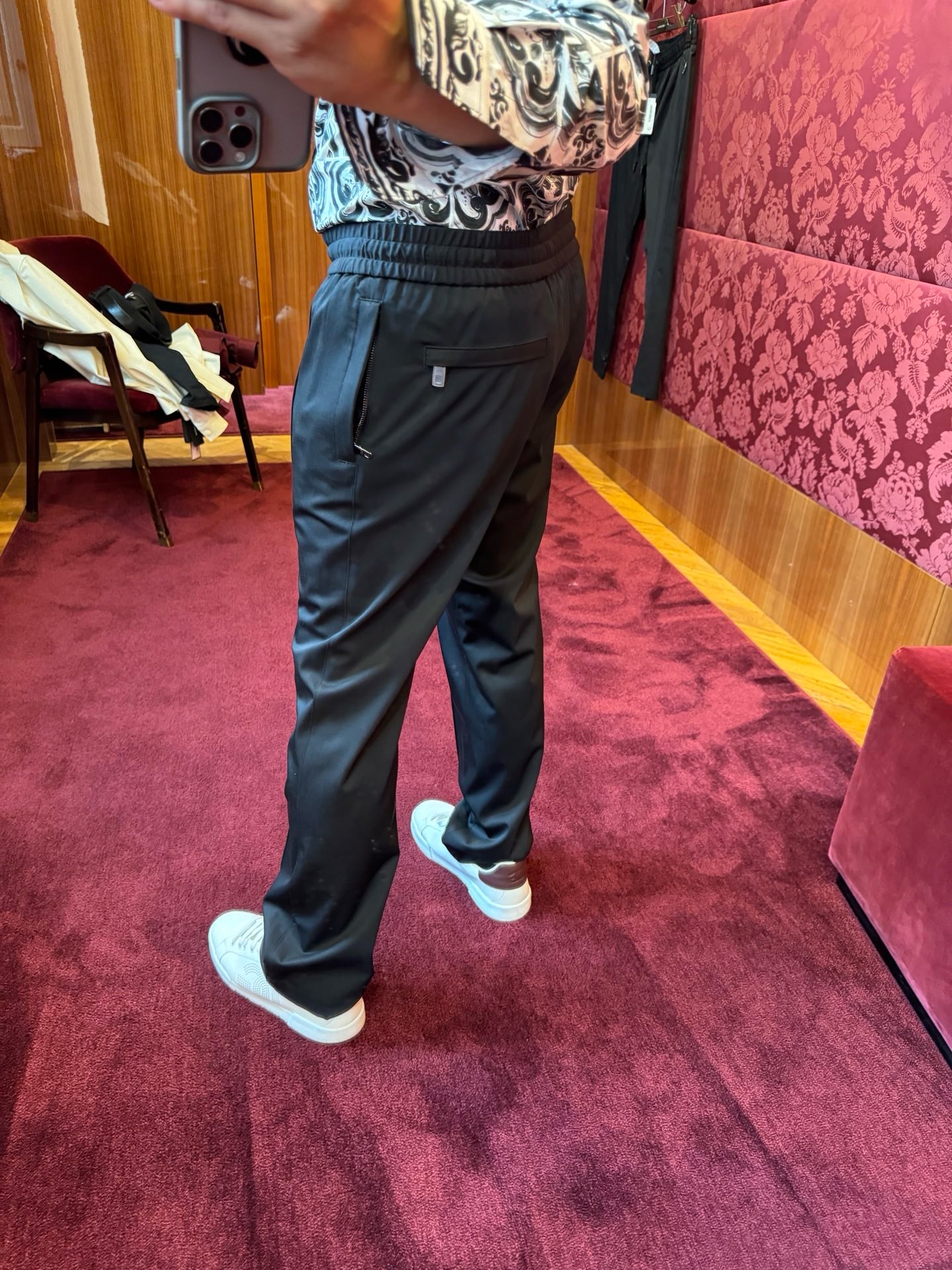 DG羊毛长裤材料跟版型都很在线