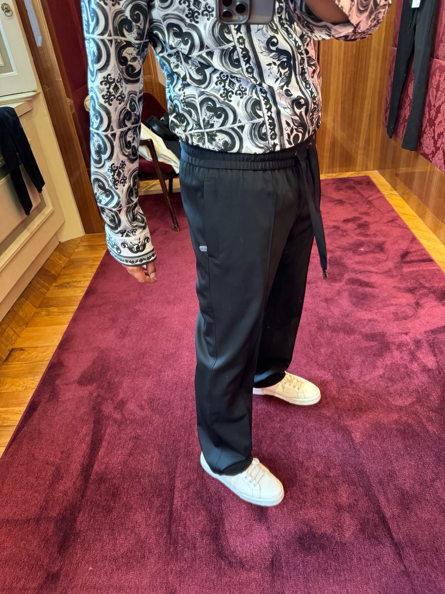 DG羊毛长裤材料跟版型都很在线