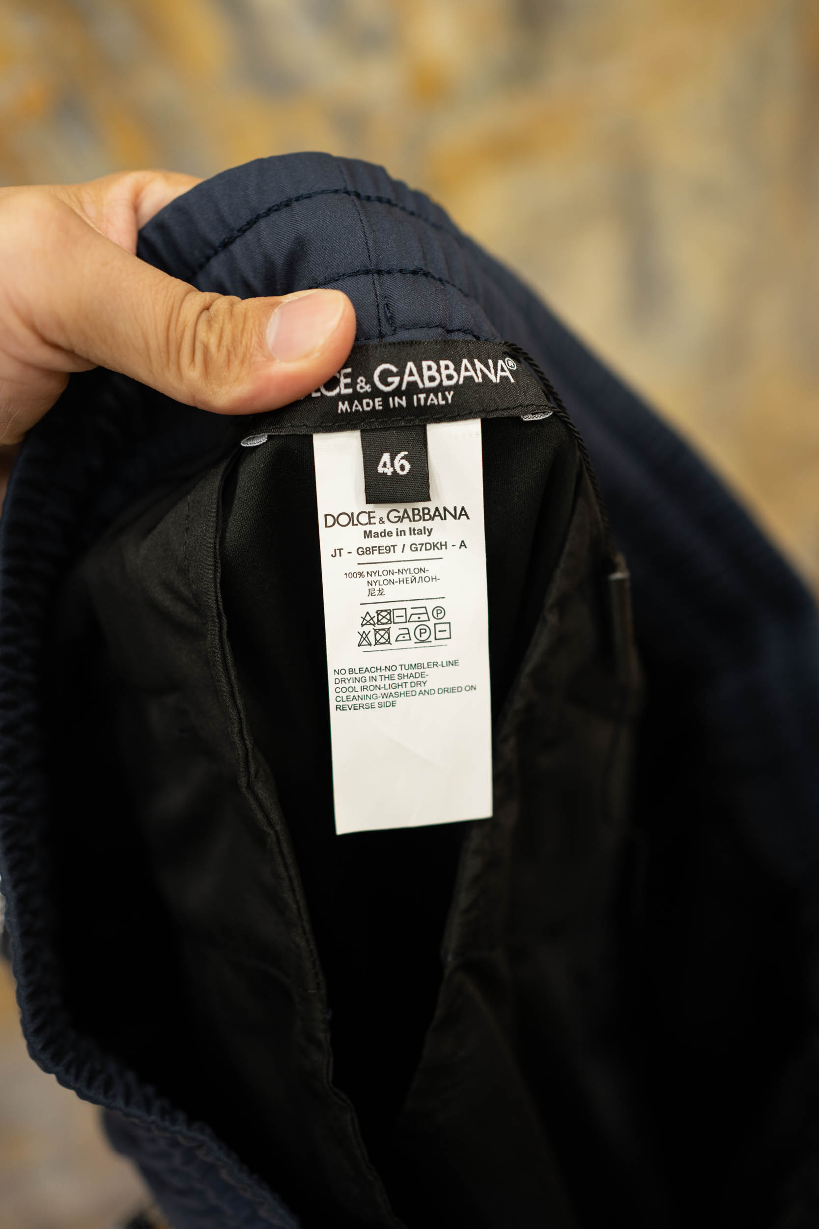 2025/AW🔥新款休闲裤 进口尼龙三防面料 独家DG铁牌logo 小直筒裤型 Size:44-54