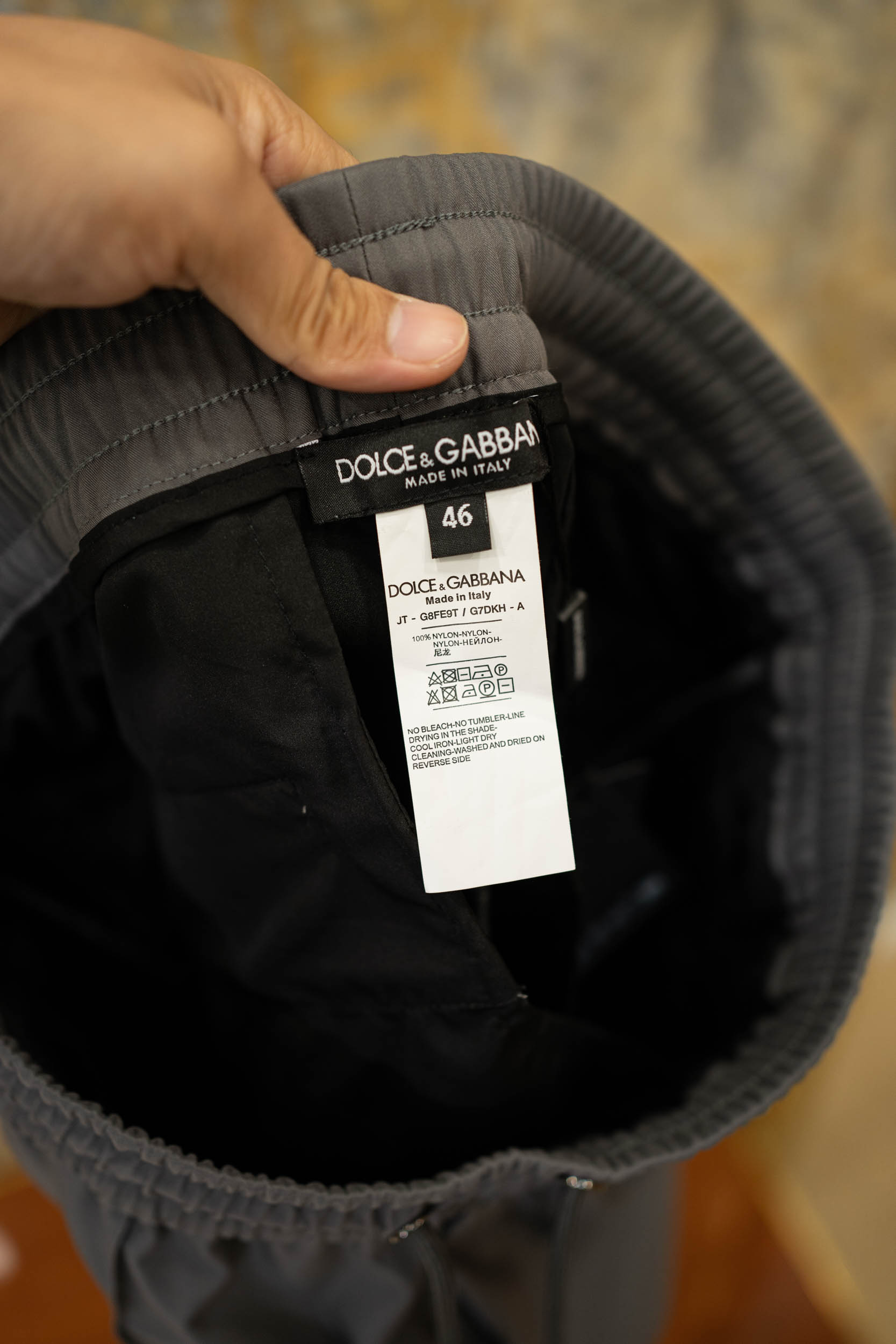 2025/AW🔥新款休闲裤 进口尼龙三防面料 独家DG铁牌logo 小直筒裤型 Size:44-54