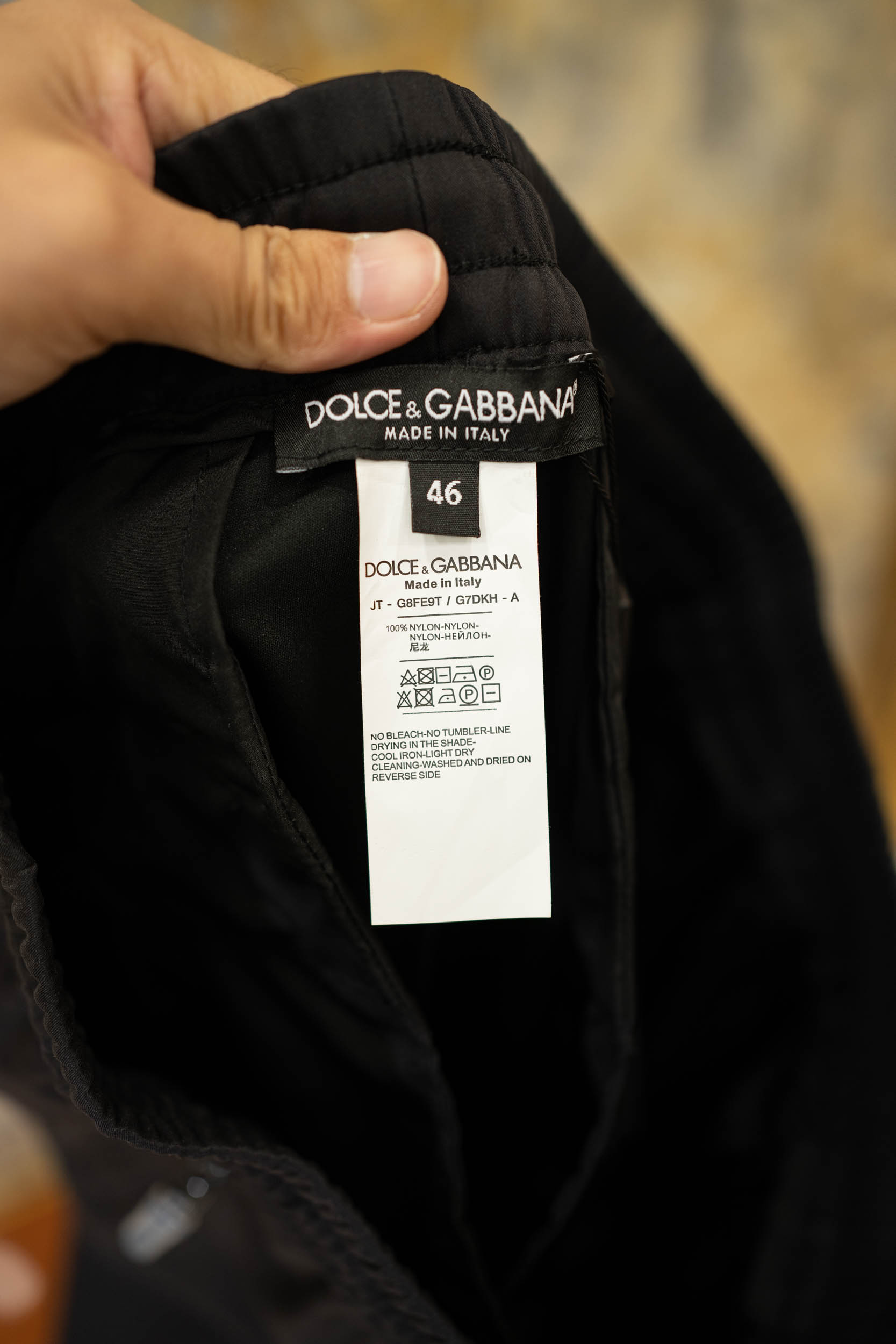 2025/AW🔥新款休闲裤 进口尼龙三防面料 独家DG铁牌logo 小直筒裤型 Size:44-54