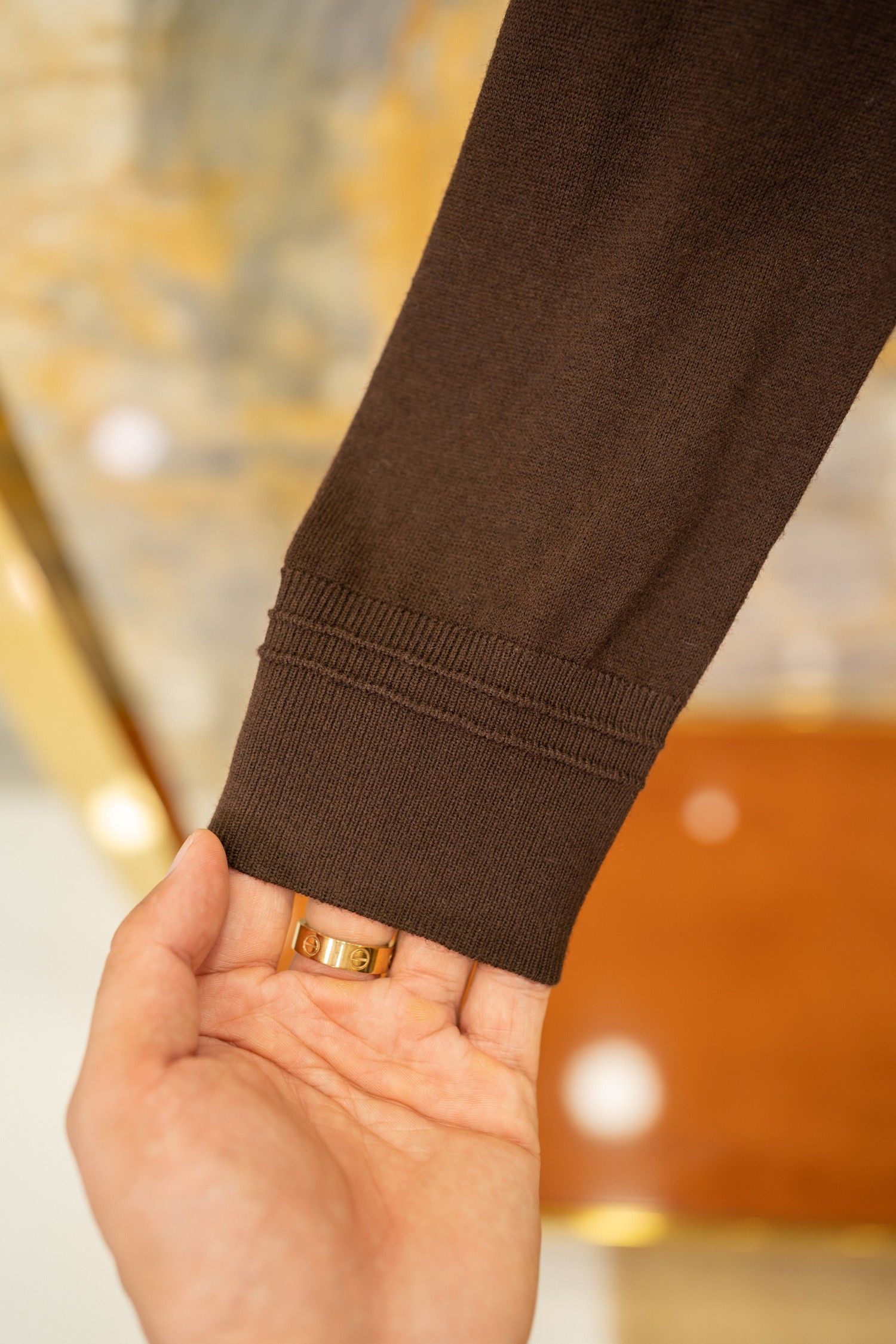 Dolce & Gabbana Men's Brown Wool Sweater with Embroidered DG Logo 7 a1759662683732 8155