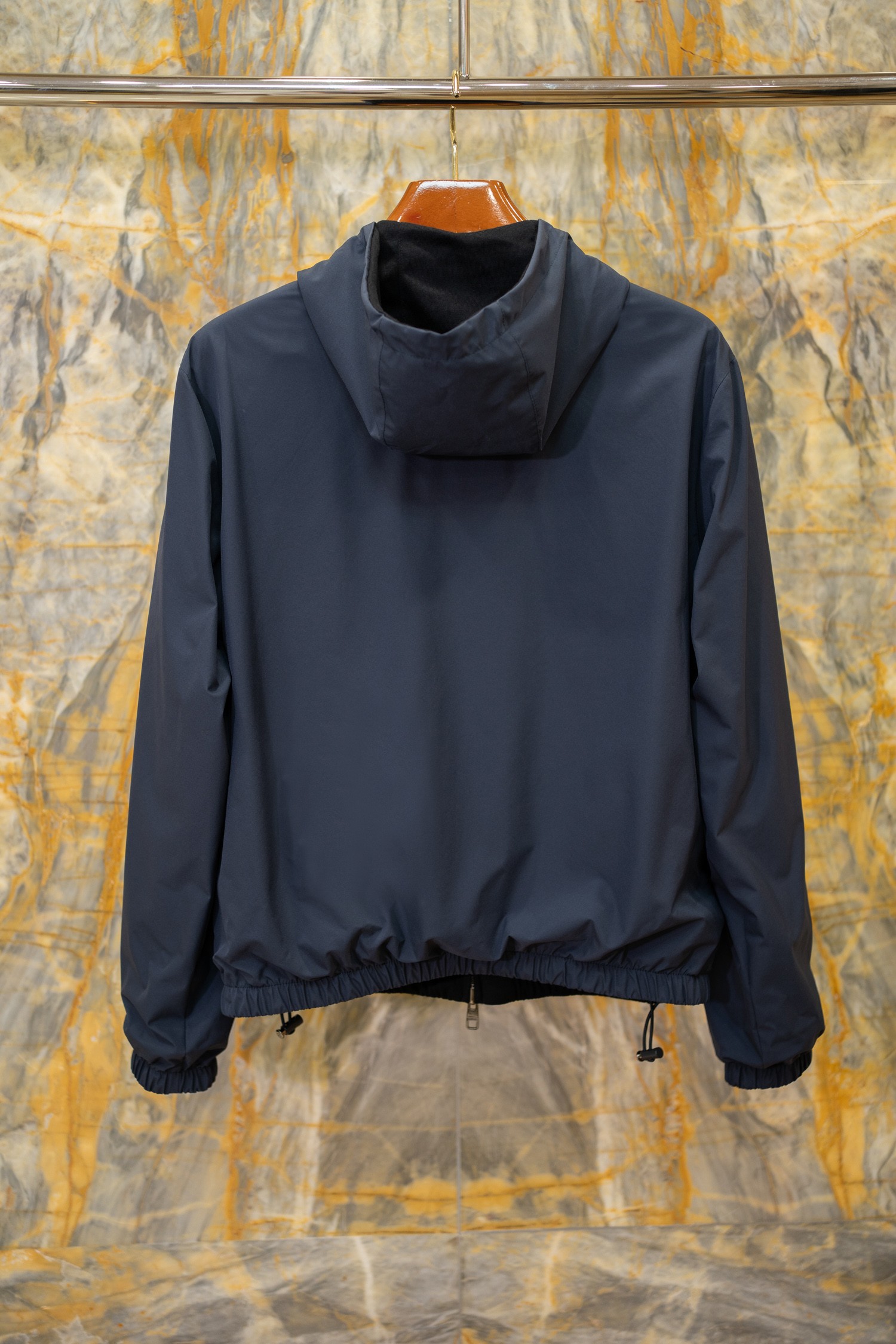 2025/AW🔥新款双面穿连帽夹克 进口三防尼龙➕Wool羊毛针织面料 独家发售 Size:44-54