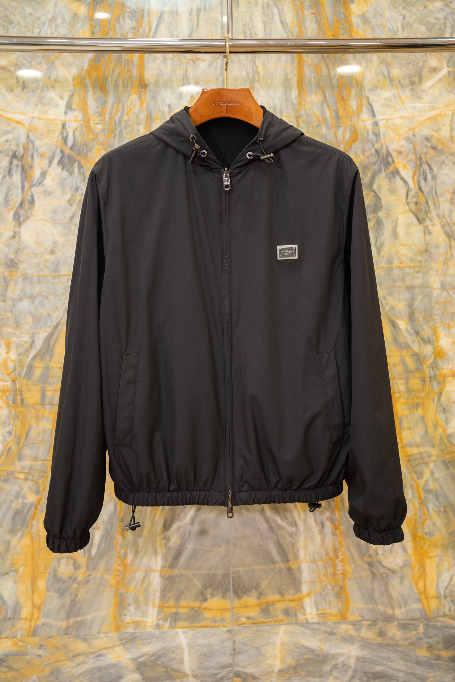 2025/AW🔥新款双面穿连帽夹克 进口三防尼龙➕Wool羊毛针织面料 独家发售 Size:44-54