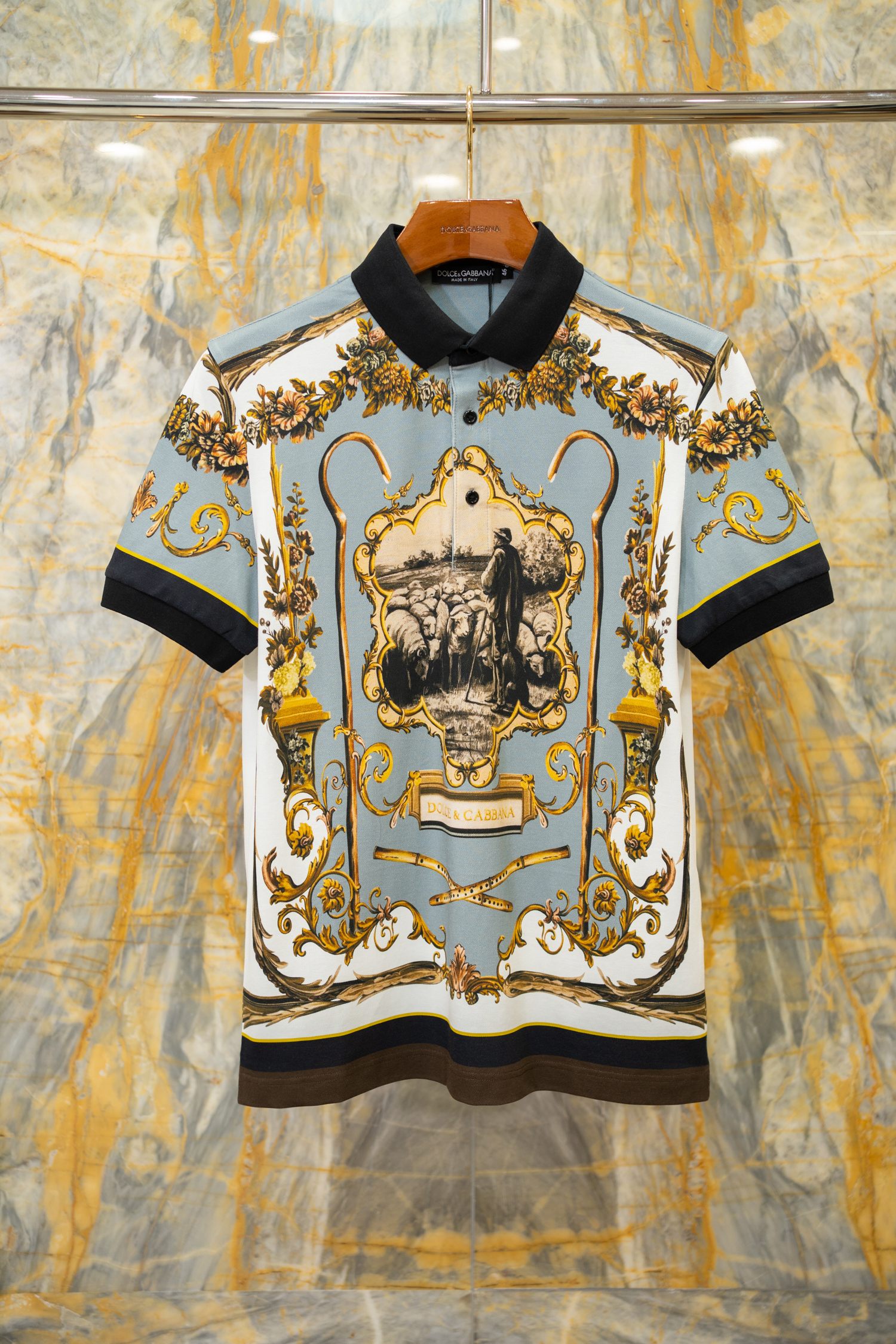 NO:819464,2026SSDG new Polo shirt, top reactive direct-injection printing technology, original fabric custom-woven Size: 44-48, Dolce&Gabbana-clothing, Dolce&Gabbana,198609092026SSDG新款Polo衫 顶级活性直喷印花工艺 原版面料定织 Size:44-48,杜嘉班纳-服装,Dolce&Gabbana,,Women's clothing