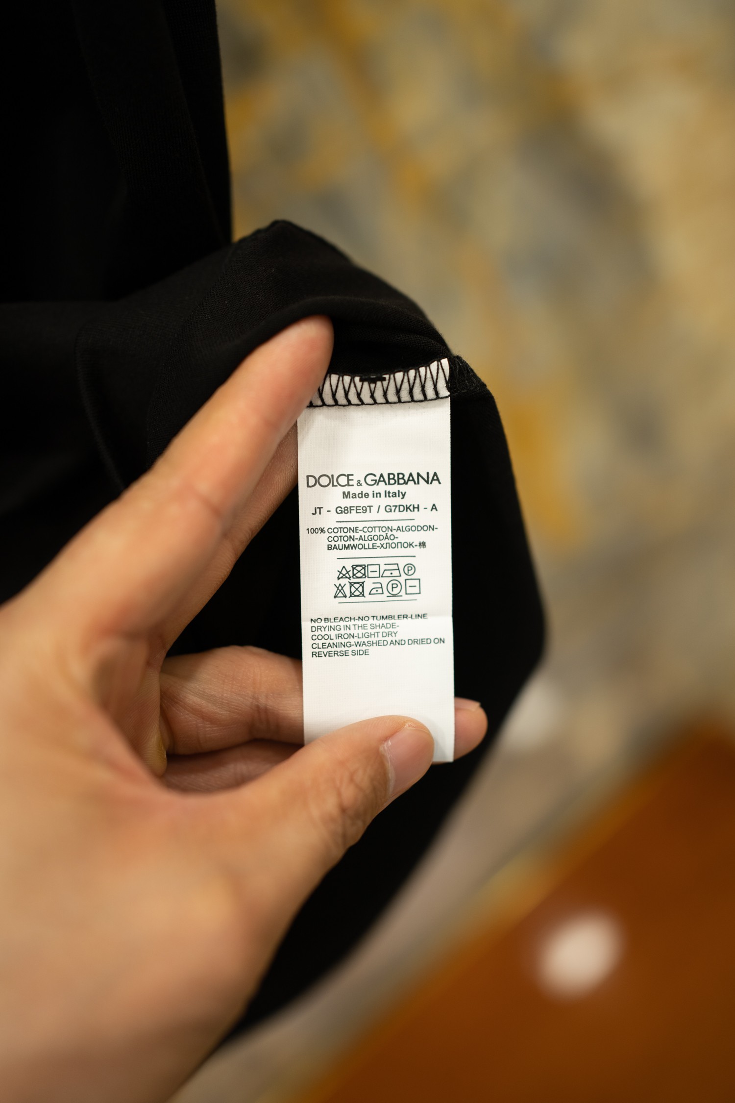 2026SS🔥DG最新款T恤 完美植绒印花工艺 撞色罗纹设计 原版面料定织 独家发售 Size:44-5