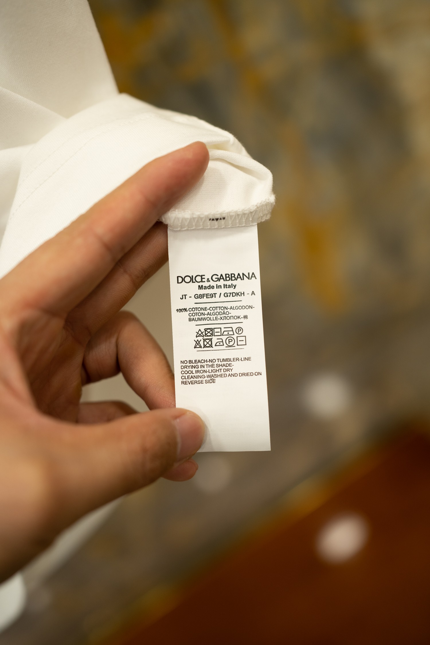 2026SS🔥DG新款T恤 手工印度丝章仔 原版面料定织 独家发售 Size：44-54