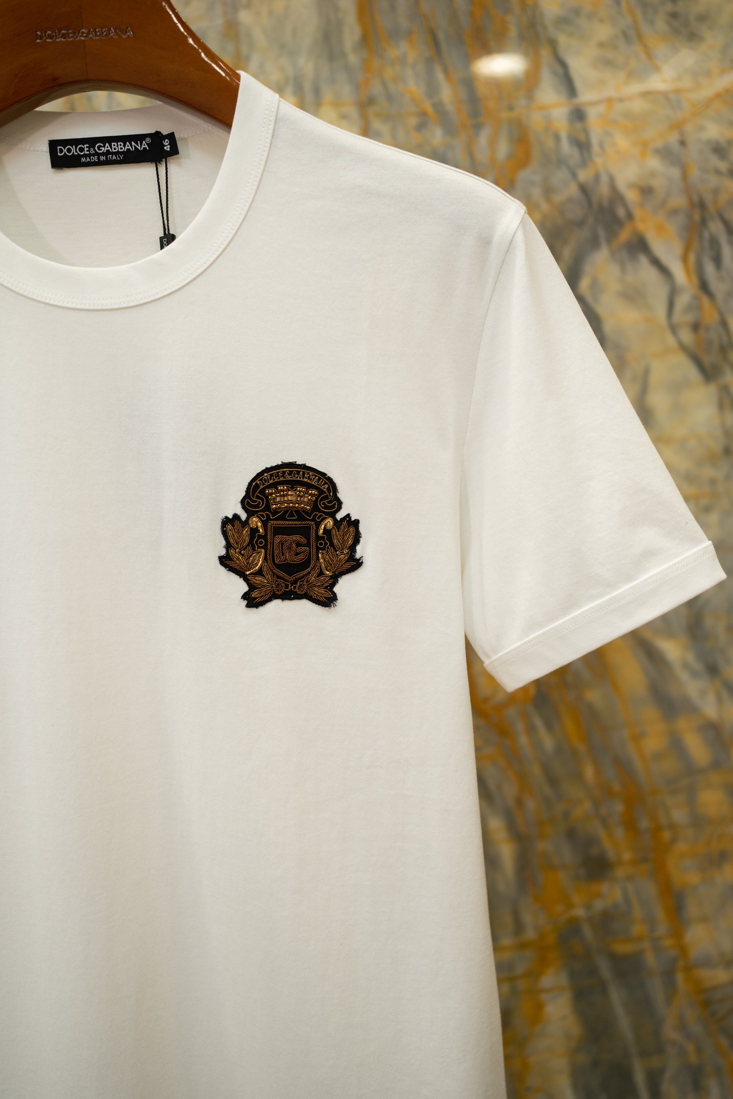 2026SS🔥DG新款T恤 手工印度丝章仔 原版面料定织 独家发售 Size：44-54