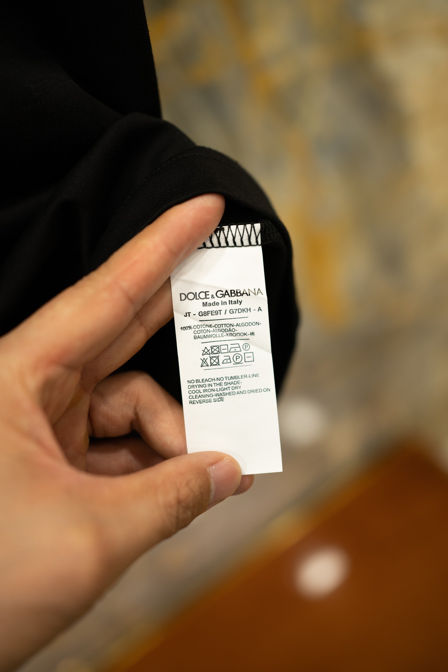 2026SS🔥DG新款T恤 手工印度丝章仔 原版面料定织 独家发售 Size：44-54