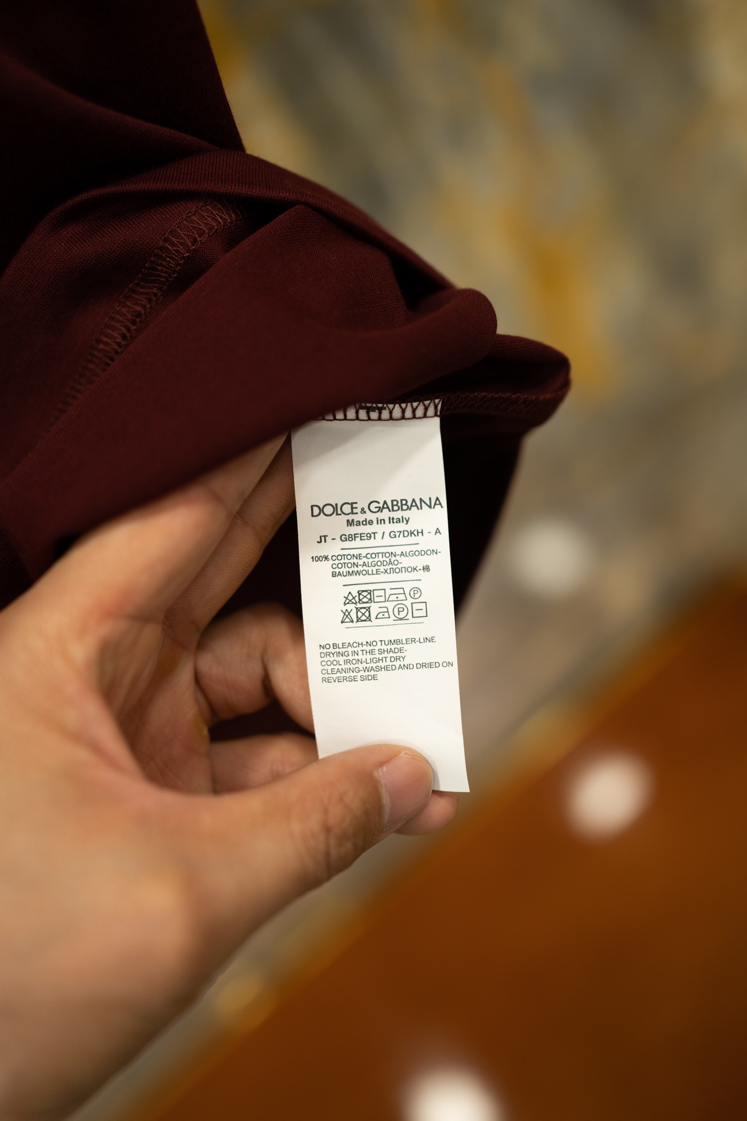 2026SS🔥DG新款T恤 手工印度丝章仔 原版面料定织 独家发售 Size：44-54