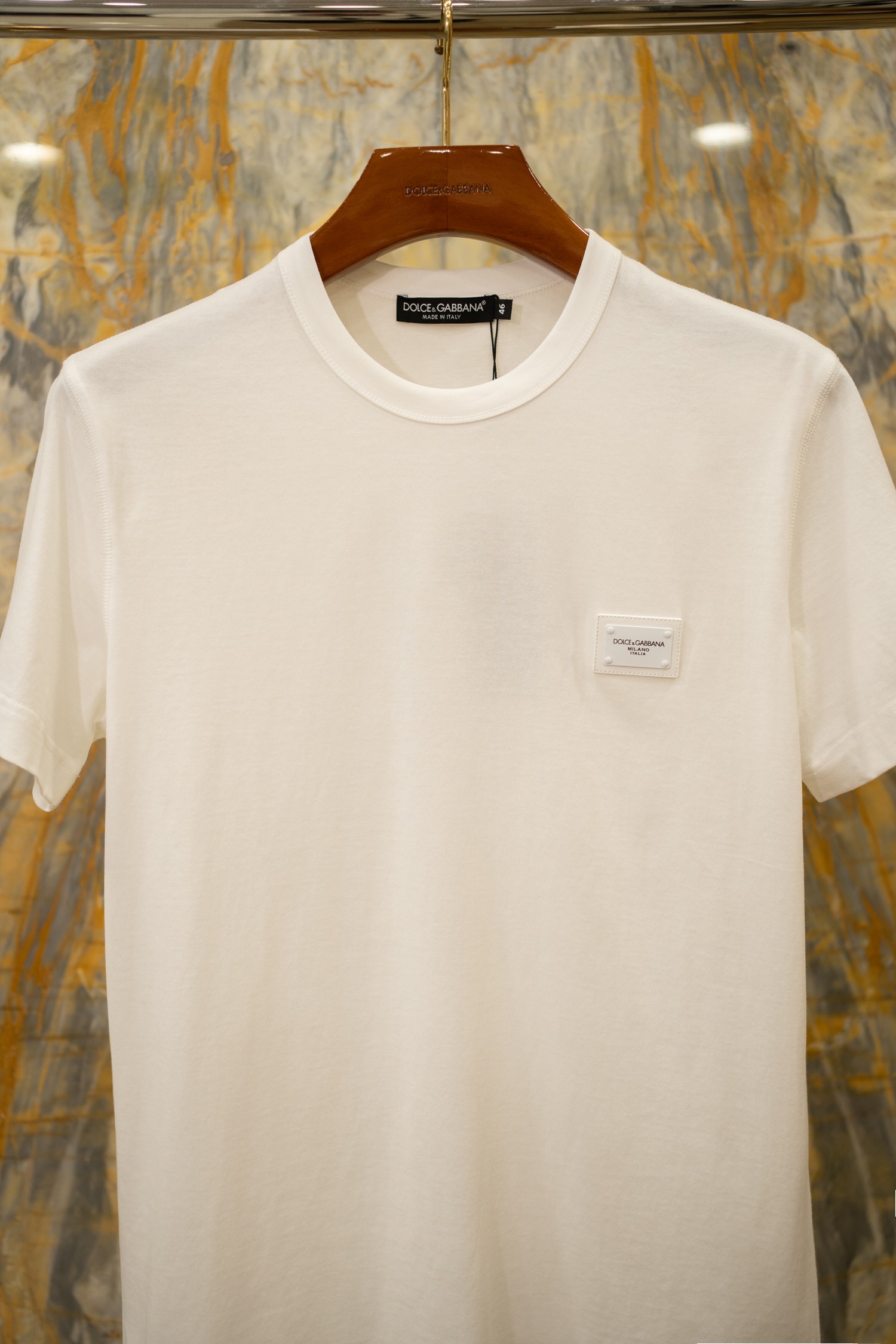 2026SS🔥DG爆款T恤 经典配色皮牌logo 原版面料全新升级 白色 Size：44-56