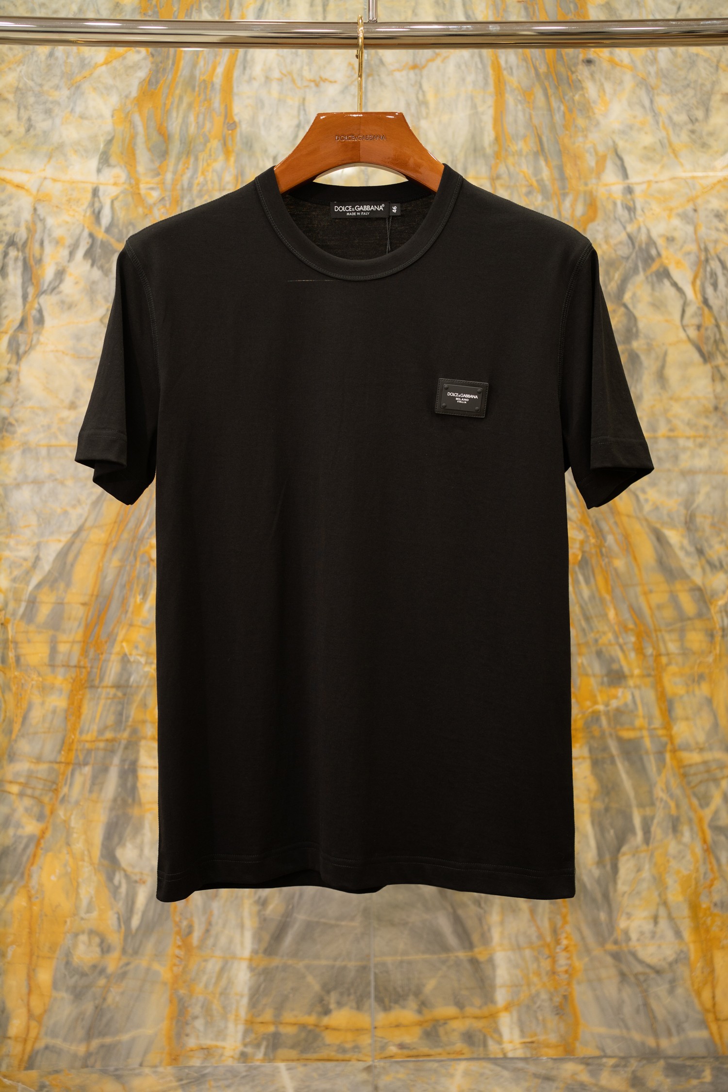 2026SS🔥DG爆款T恤 经典配色皮牌logo 原版面料全新升级 黑色 Size：44-56