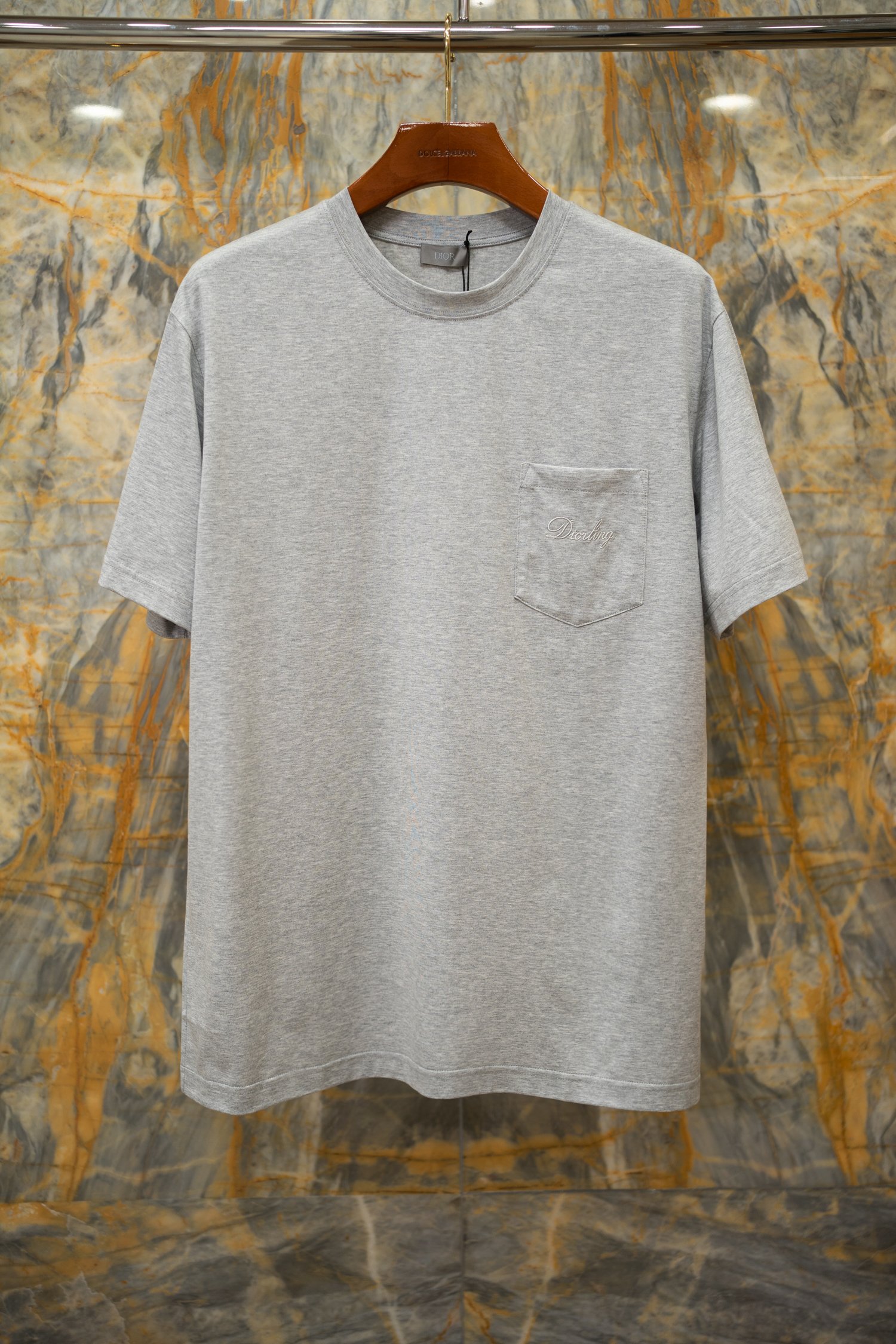 2026SS🔥CD新款T恤 胸前口袋刺绣标识 S-XXL