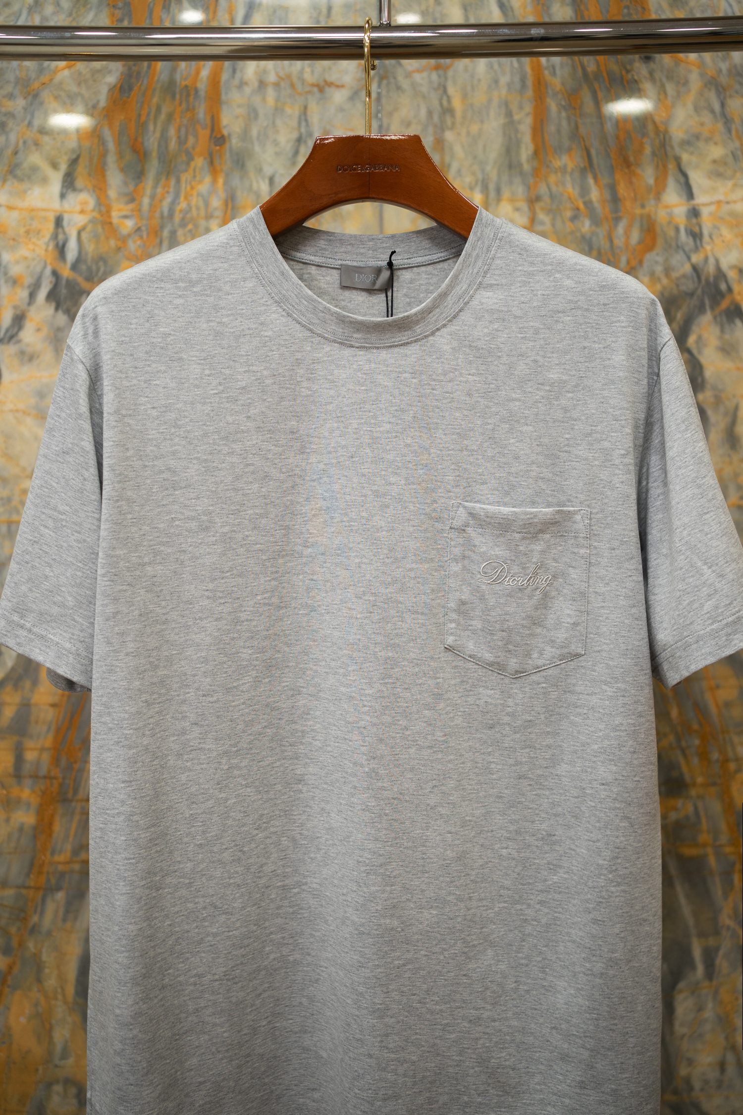 2026SS🔥CD新款T恤 胸前口袋刺绣标识 S-XXL