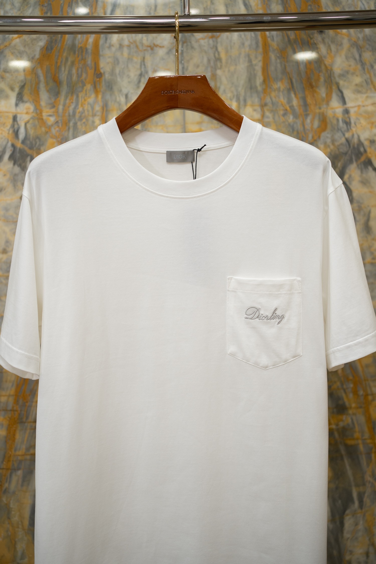 2026SS🔥CD新款T恤 胸前口袋刺绣标识 S-XXL