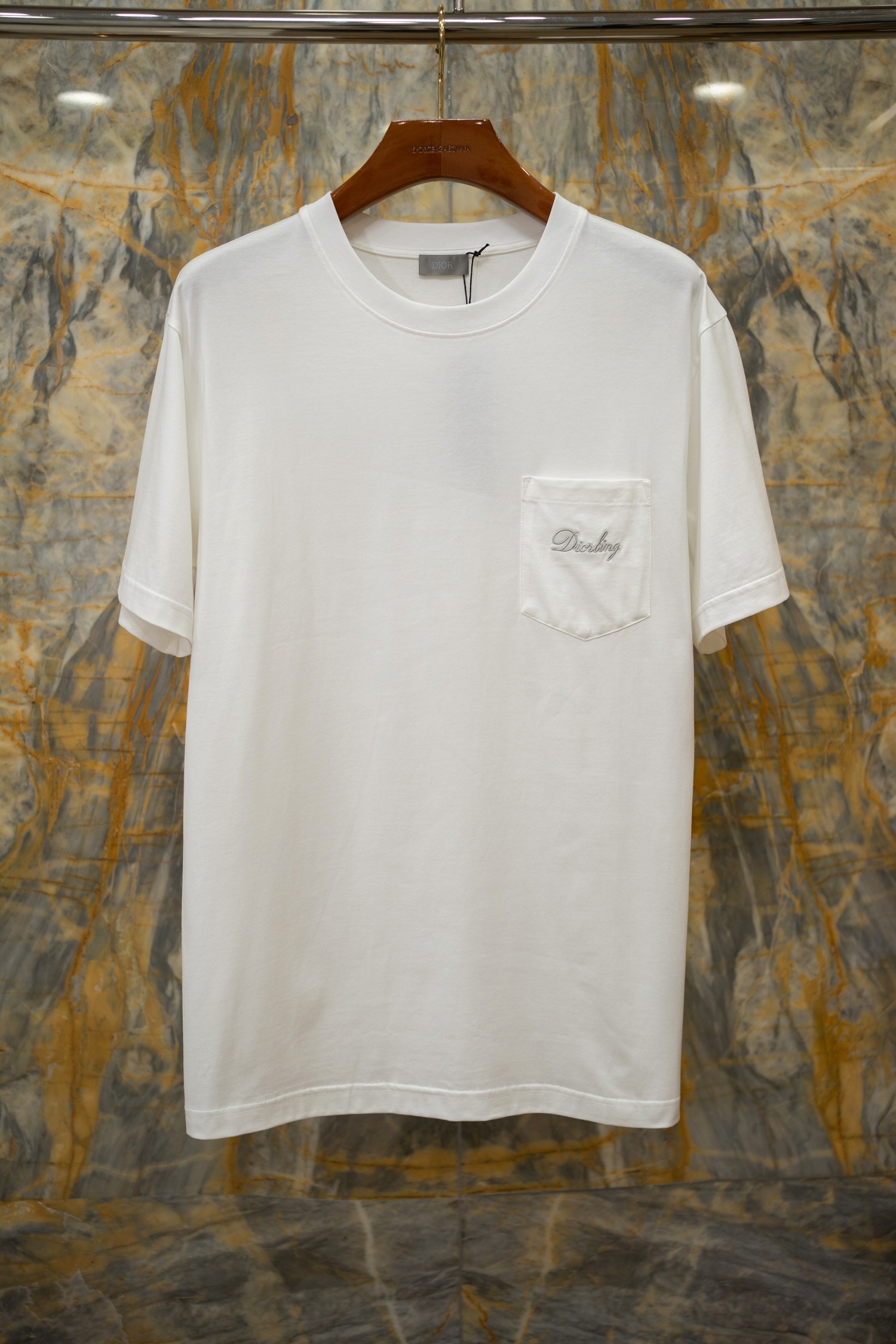 2026SS🔥CD新款T恤 胸前口袋刺绣标识 S-XXL