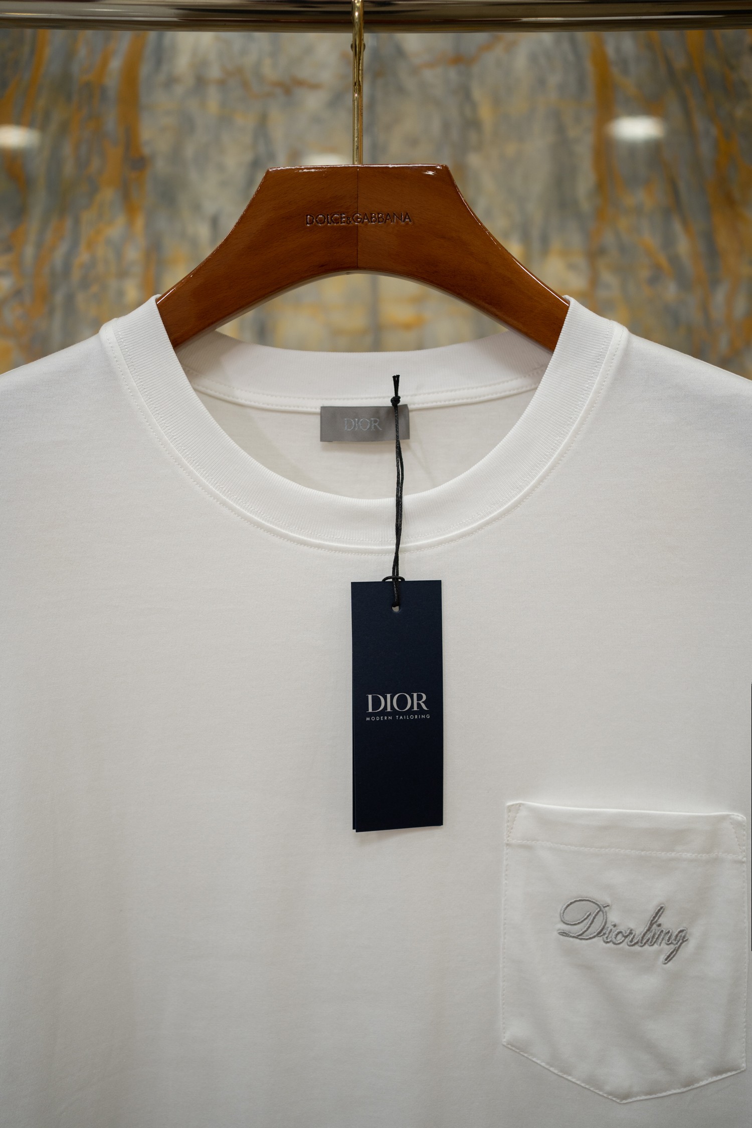 2026SS🔥CD新款T恤 胸前口袋刺绣标识 S-XXL