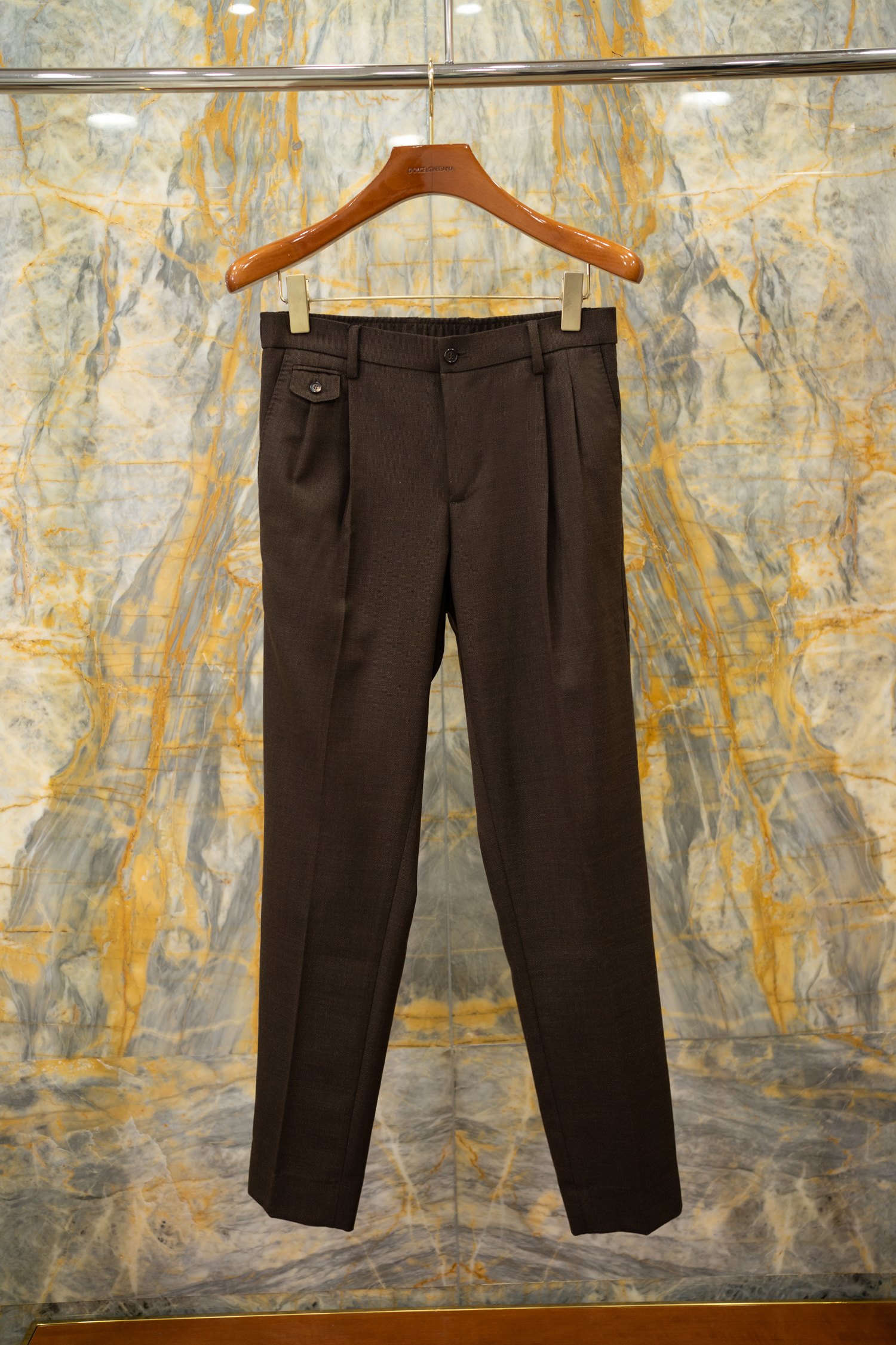 NO:950811,Clothes Pants 2026AW Autumn and Winter Latest DG Suit Casual Pants Top Wool Fabric Custom Weaving Old Money Italian Design Slim Pants Type 46-54,,19860909衣服 裤子 2026AW秋冬最新款 DG套装休闲裤 顶级羊毛面料定织 老钱意式设计 修身裤型 46-54,,,Men's clothing