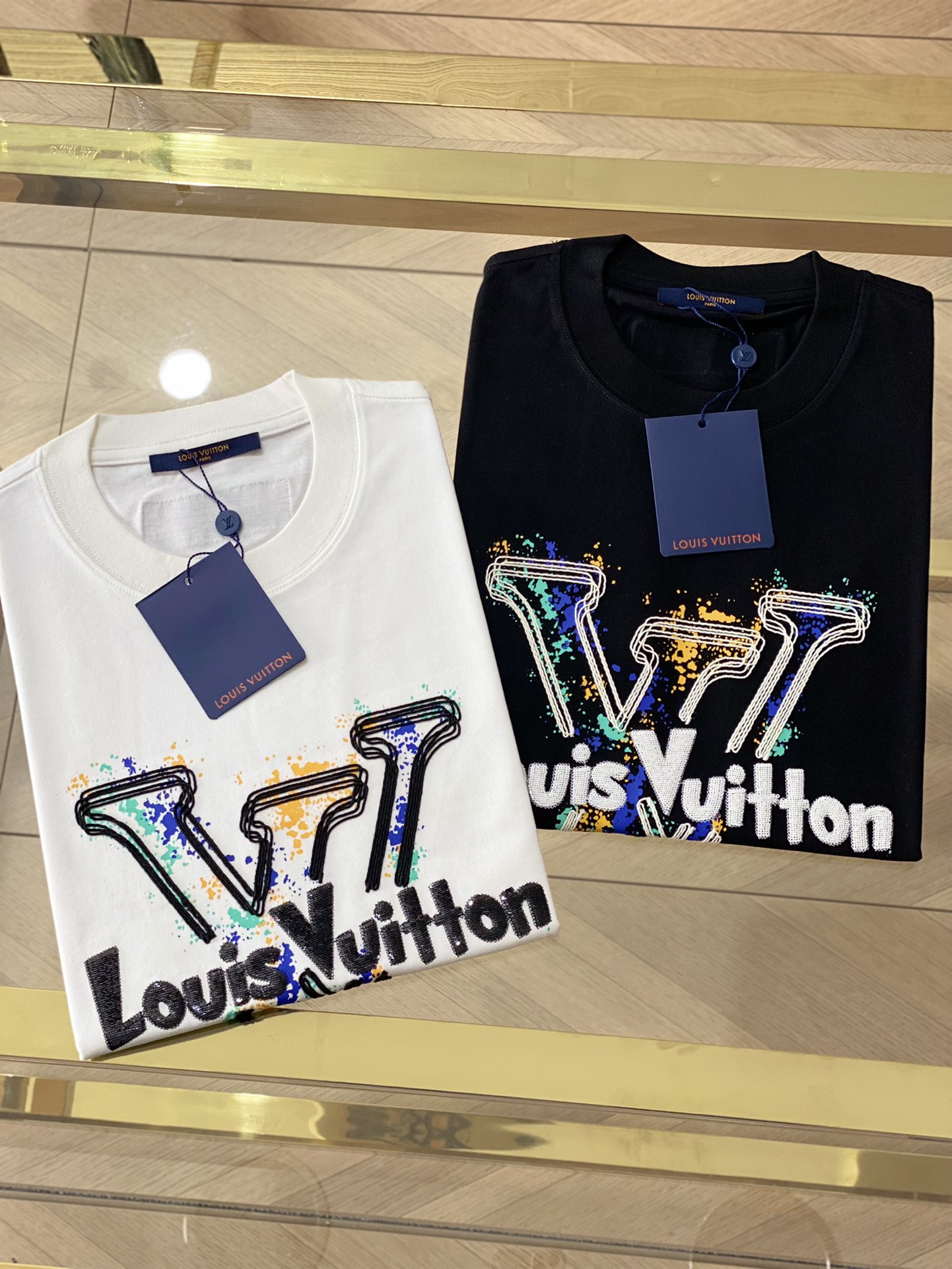Louis Vuitton Clothing T-Shirt Printing Spring/Summer Collection Fashion Short Sleeve