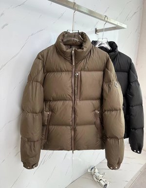 Moncler Clothing Down Jacket Genuine Leather Fall/Winter Collection