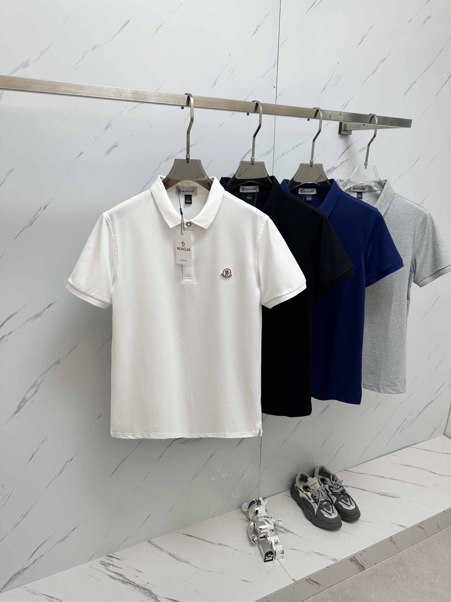 Moncler Clothing Polo T-Shirt Online Sales
 Short Sleeve