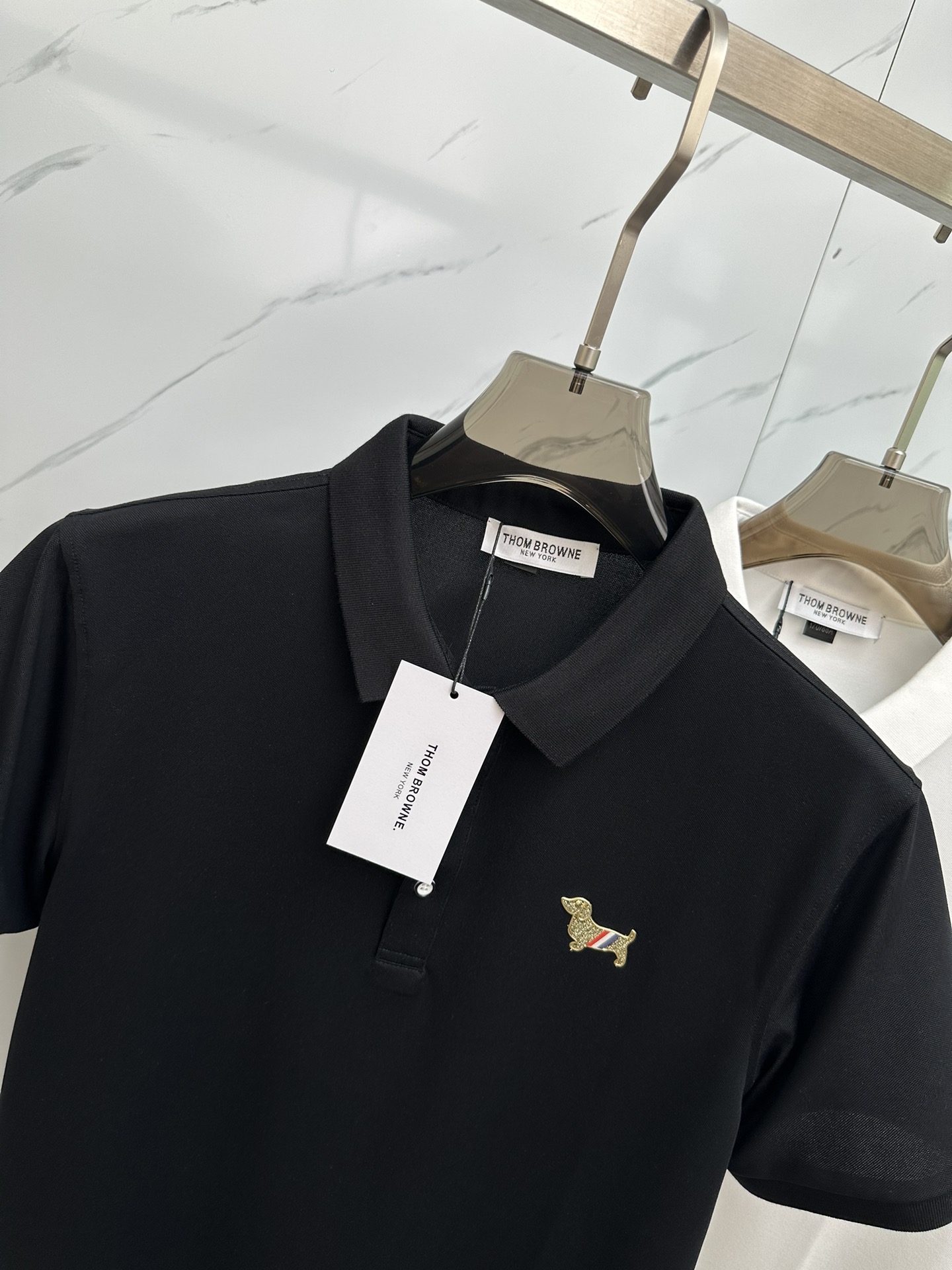 TB最新最顶级版本Polo衫短袖最顶级的品质.玉蚕丝顶级制作工艺进口面料专柜款独特设计采用进口高端订制进
