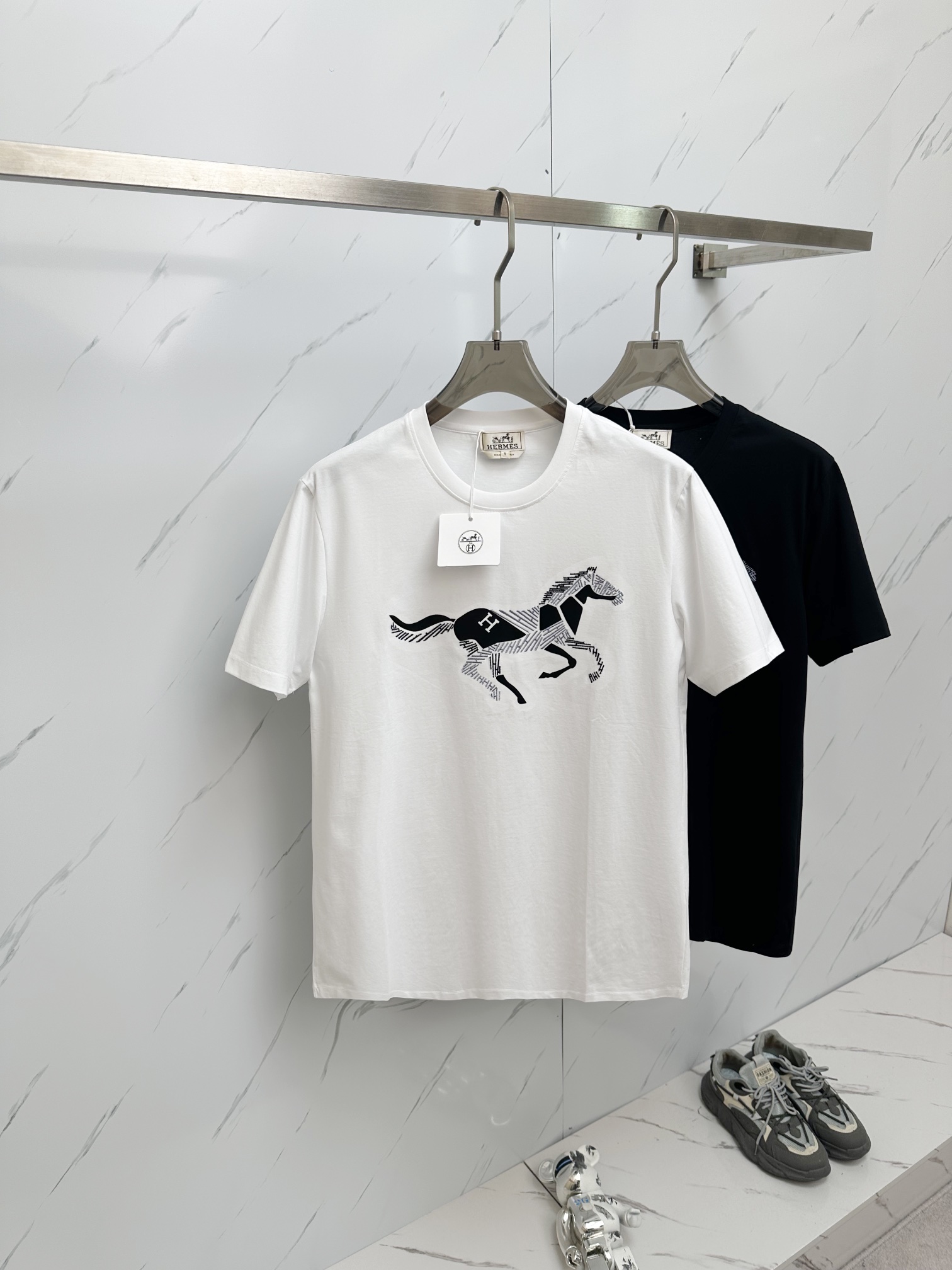 Buy the Best High Quality Replica
 Hermes Clothing T-Shirt Cotton Spring/Summer Collection Fashion Short Sleeve