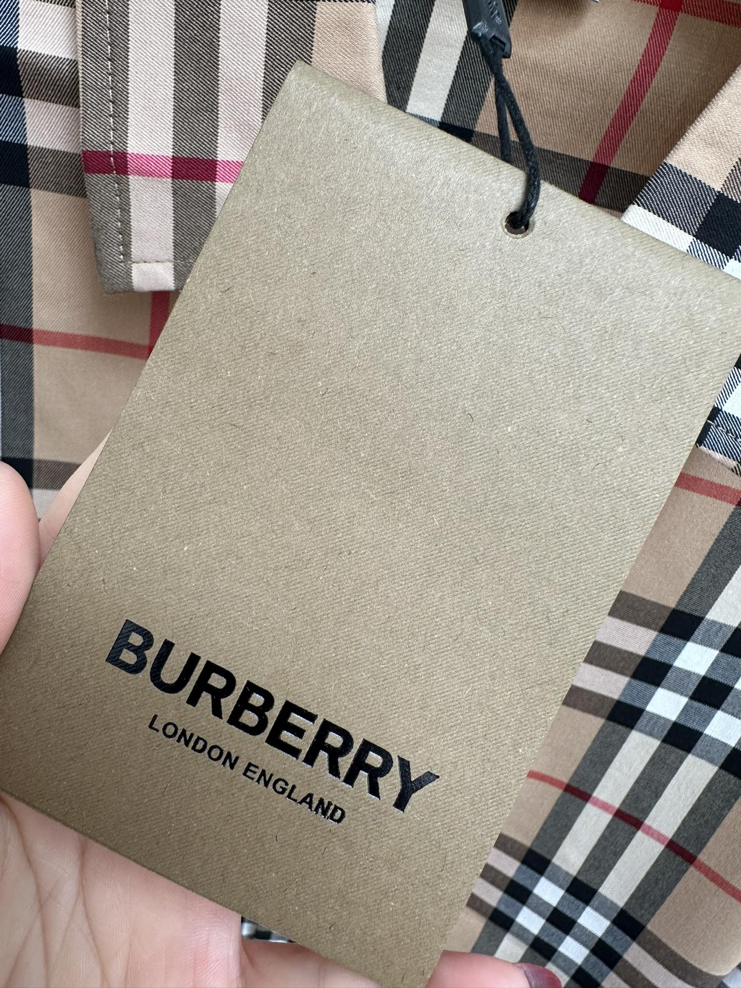 Burberry巴宝莉2024秋冬新款专柜正品经典格子长袖衬衫原单狠货高端品质保证原版做工面料辅料可供定