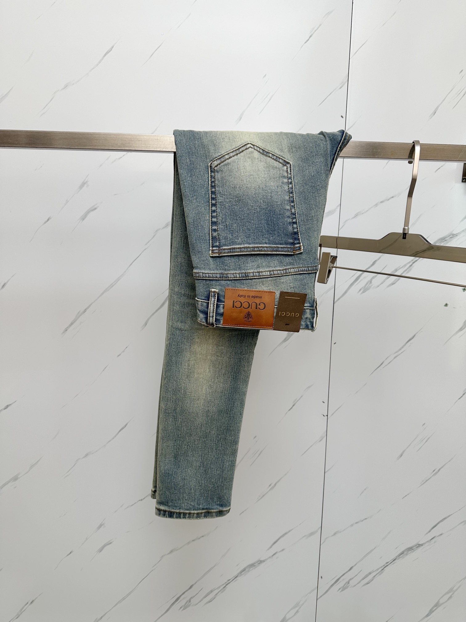 Gucci Men's Distressed Denim Jeans with Logo Detail, Sizes 29-38 3 i1732445372 7709 1