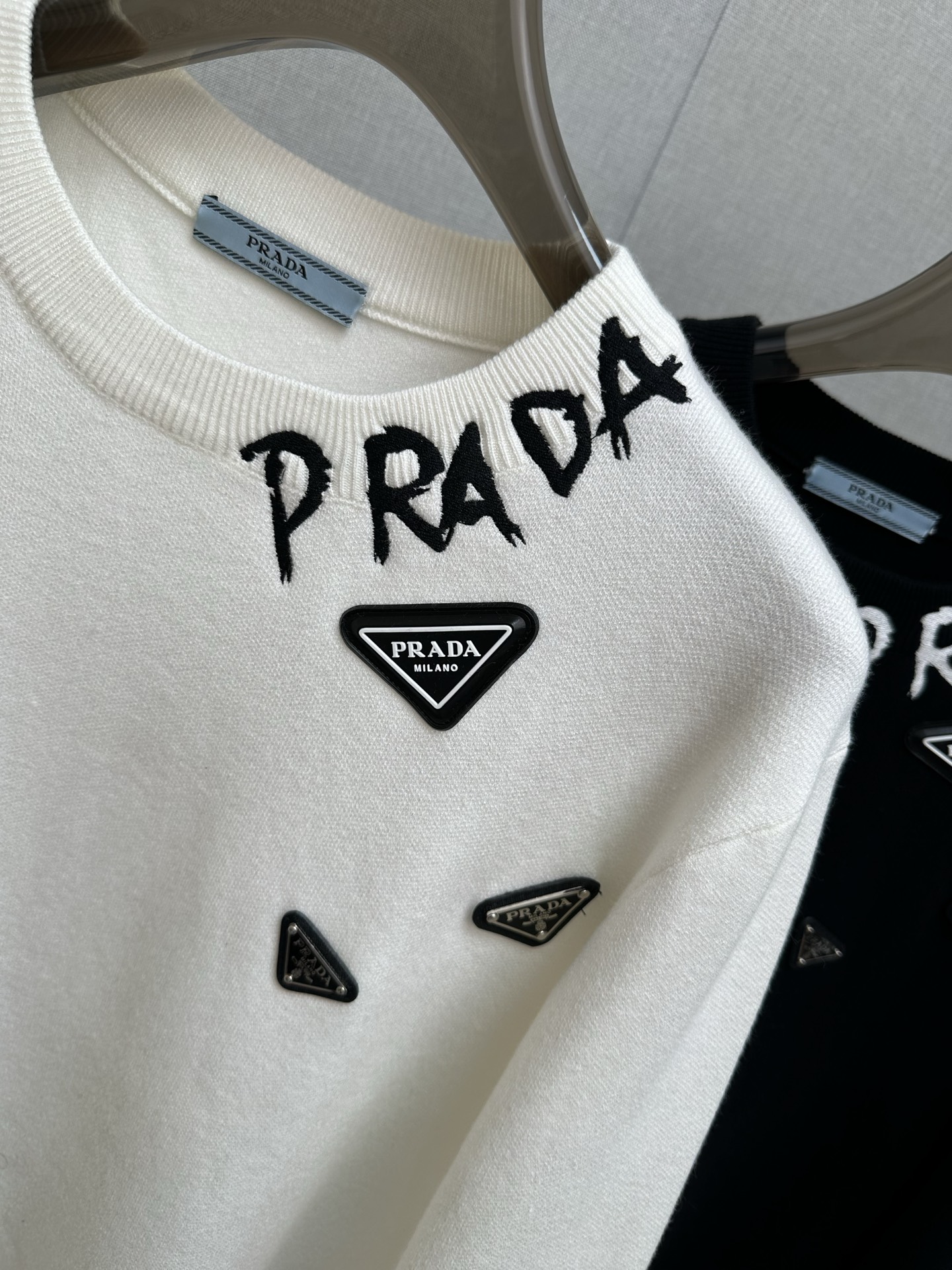 PRADA 2025秋冬新款羊绒毛衣,羊绒+绵羊毛 4