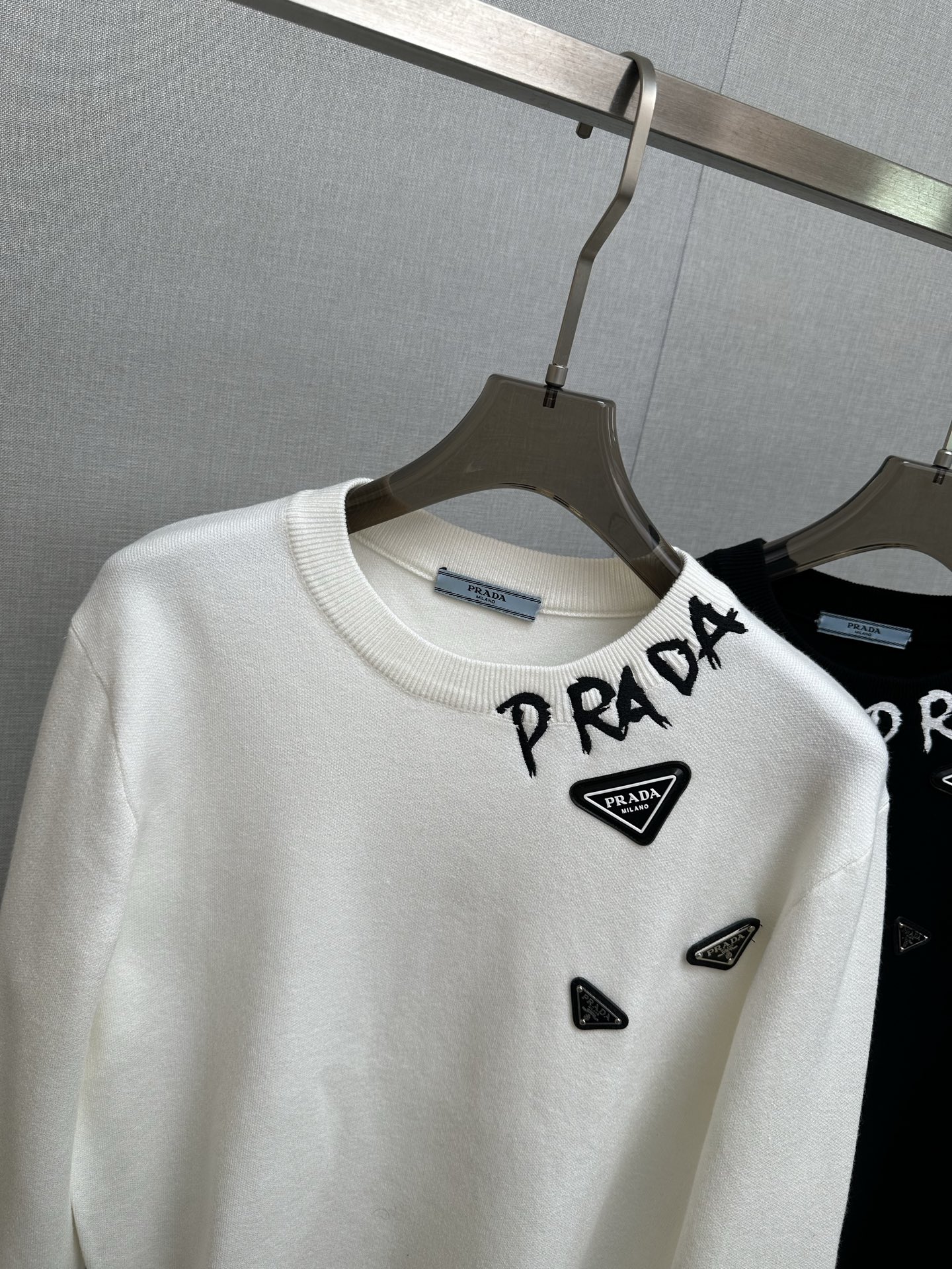 PRADA 2025秋冬新款羊绒毛衣,羊绒+绵羊毛 2