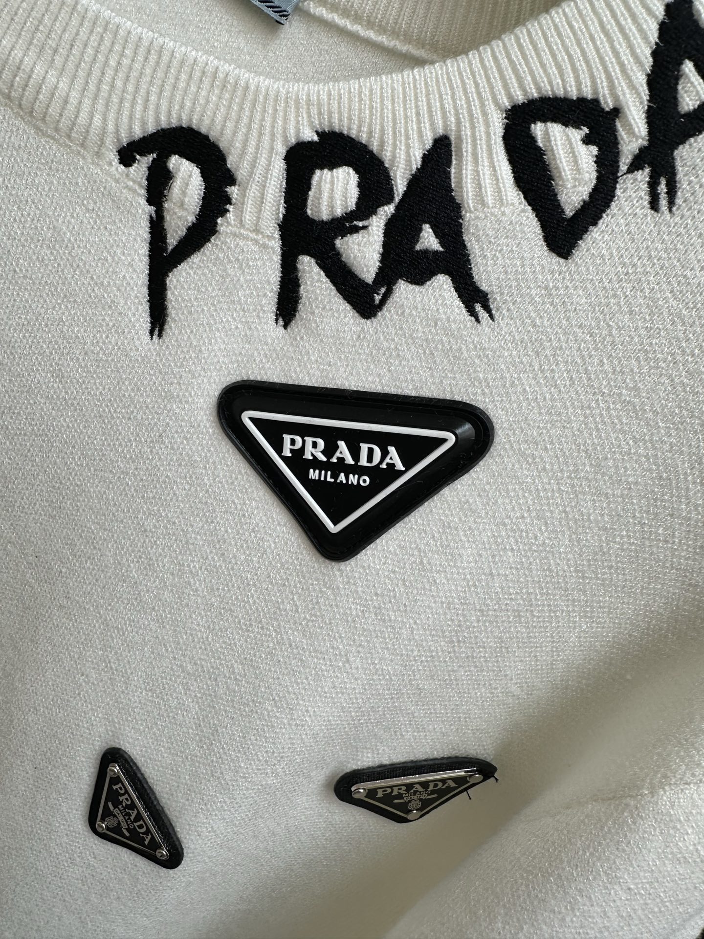 PRADA 2025秋冬新款羊绒毛衣,羊绒+绵羊毛 5