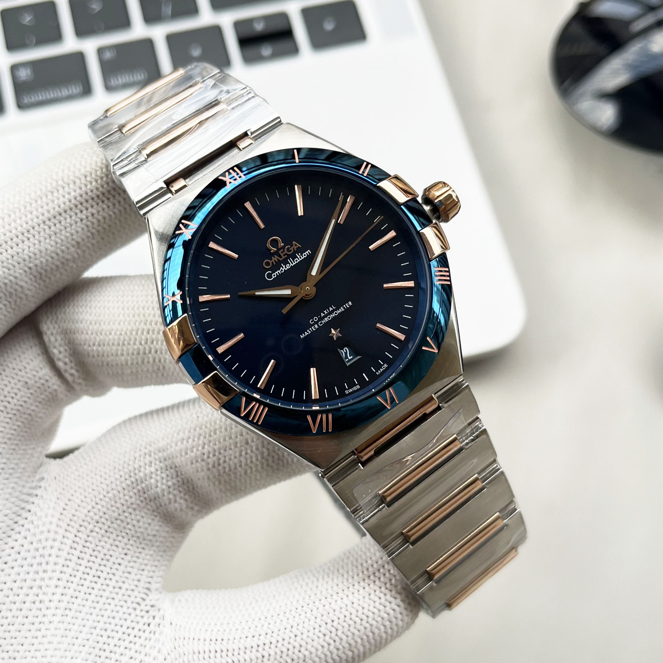 Omega Constellation Automatic Men's Watch, 41mm, Stainless Steel and Gold 3 i1736839344938 3205 0 1