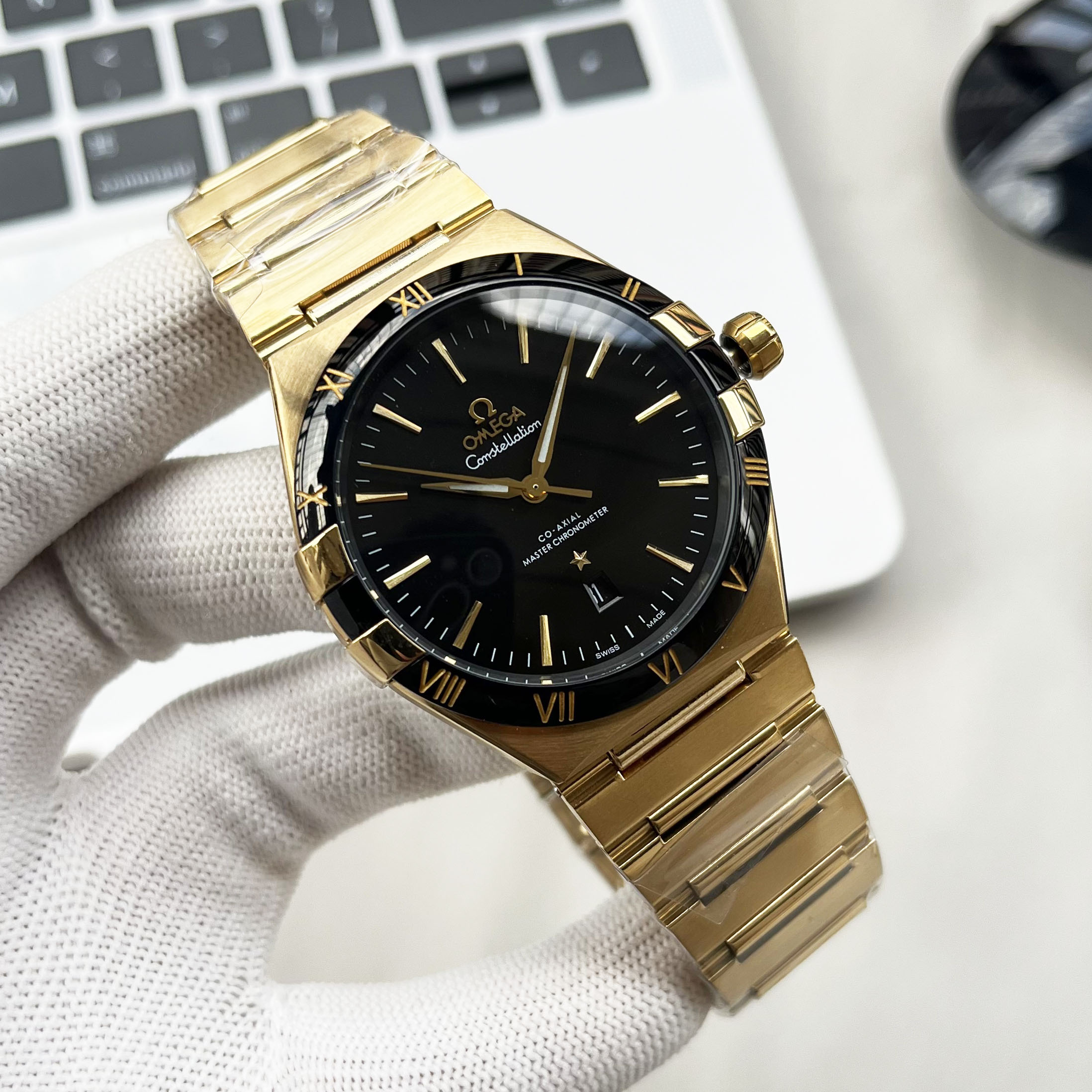 Omega Constellation Automatic Men's Watch, 41mm, Stainless Steel and Gold 4 i1736839344939 6273 0 2