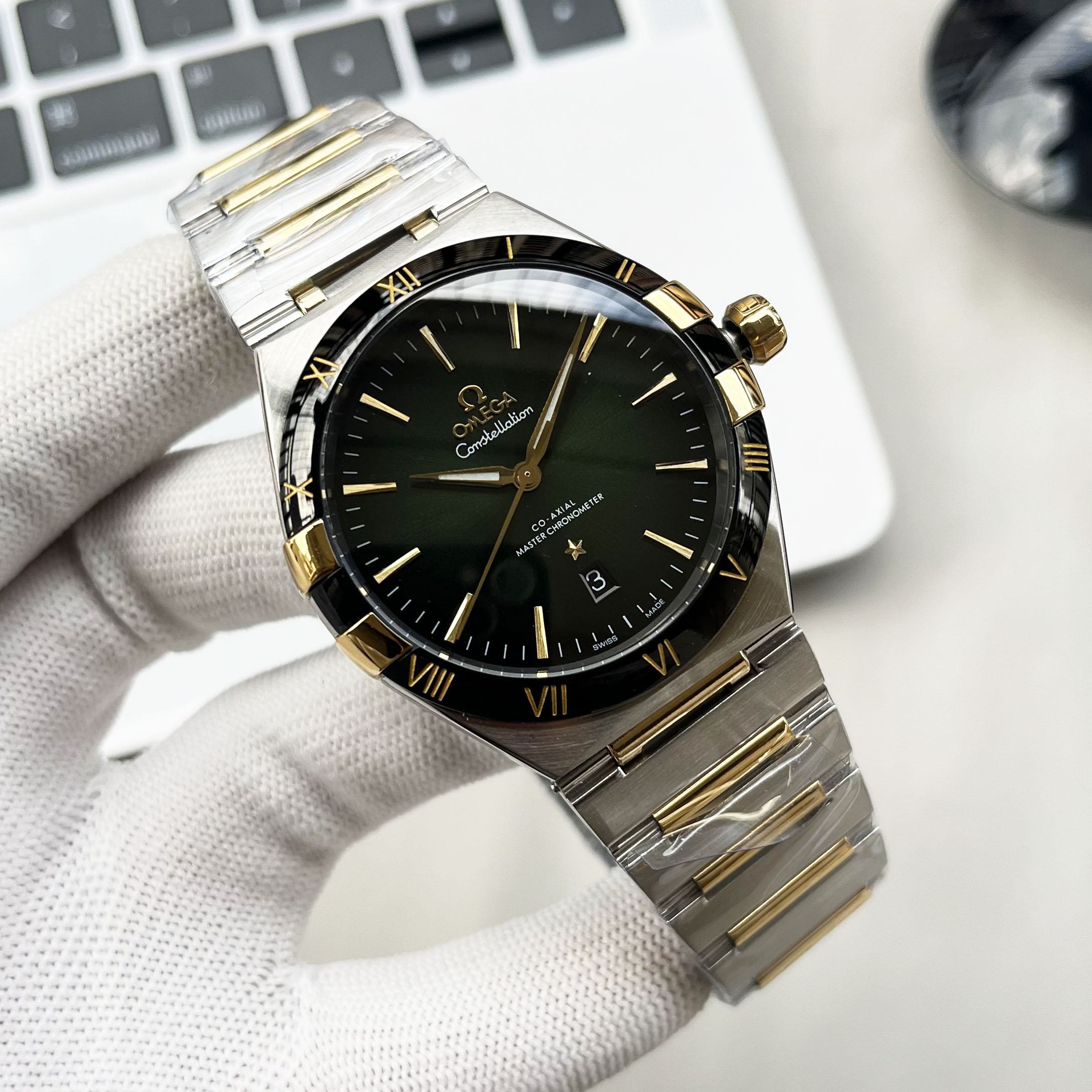 Omega Constellation Automatic Men's Watch, 41mm, Stainless Steel and Gold