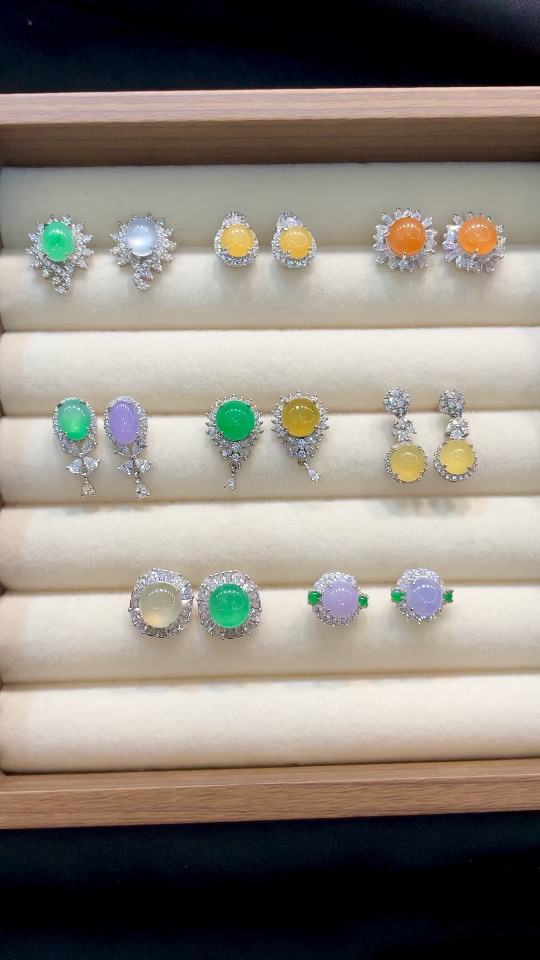 Flash Sale: Silver-Plated Exquisite Stud Earrings - Row 1, Row 2, Row 3