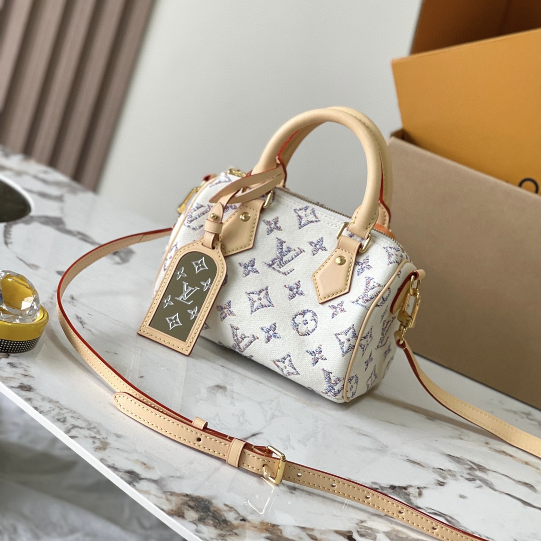 Donde comprar réplicas
 Louis Vuitton LV Speedy Bolsos de mano Acero completo M24709