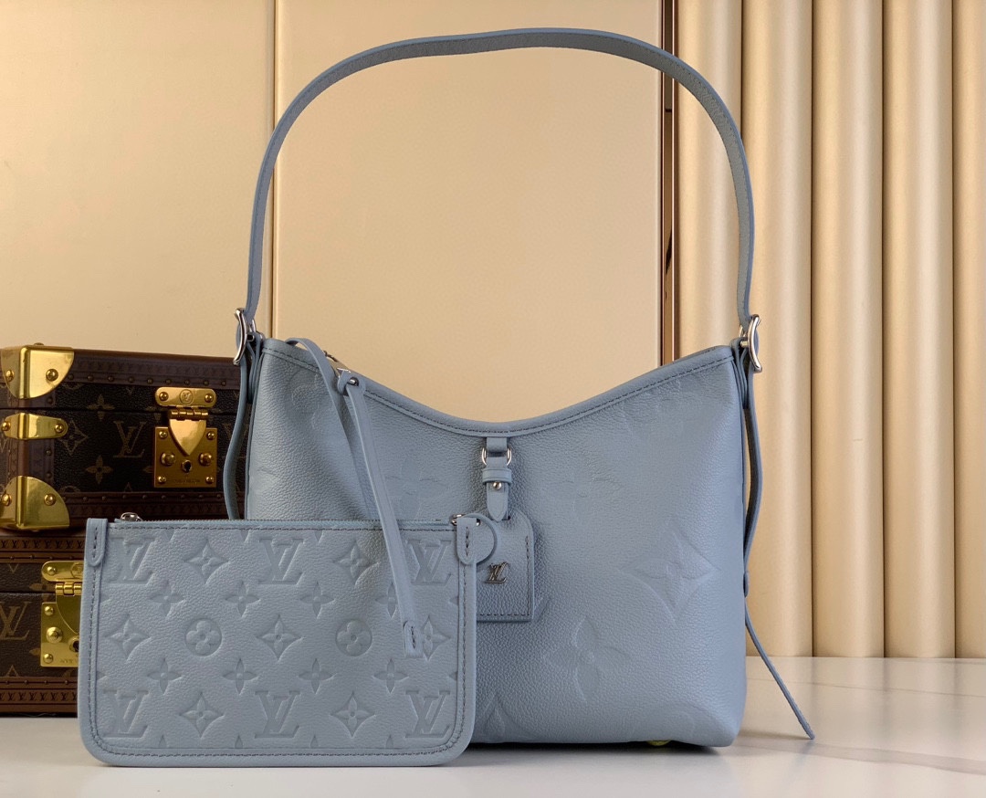 2024 Diseñador de réplica perfecto
 Louis Vuitton AAAA
 Bolsos de mano Negro Azul claro Rosa Blanco Empreinte​ M46288