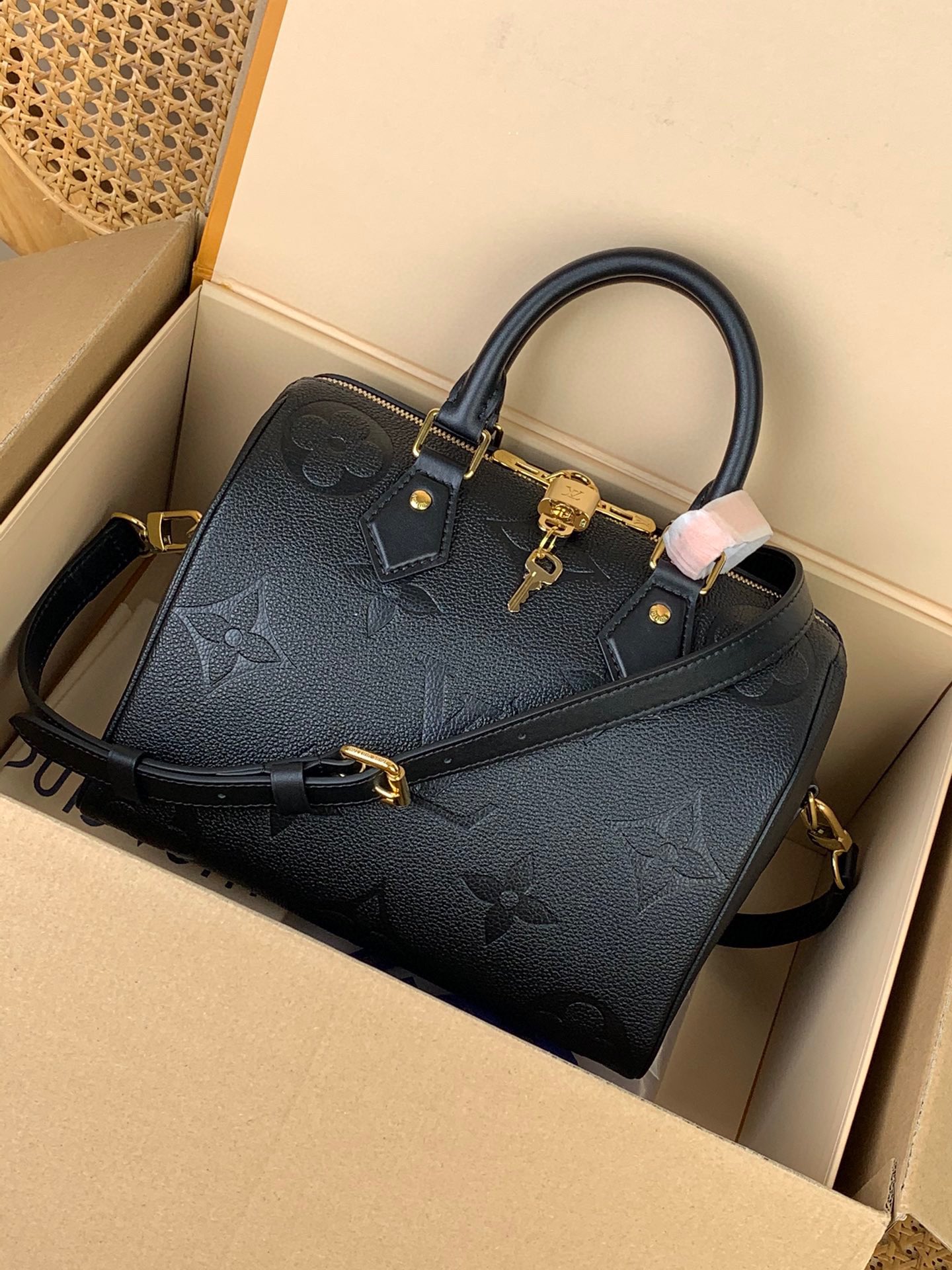 Louis Vuitton LV Speedy Bolsos de mano Acero completo M58951