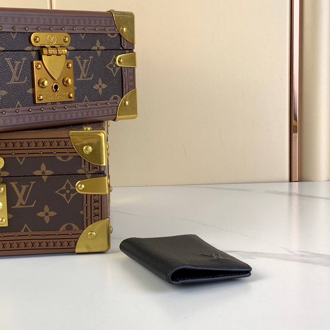 Louis Vuitton Pocket Organizer Millésime Black Leather Wallet M83130 6 i1725688641 1256 0