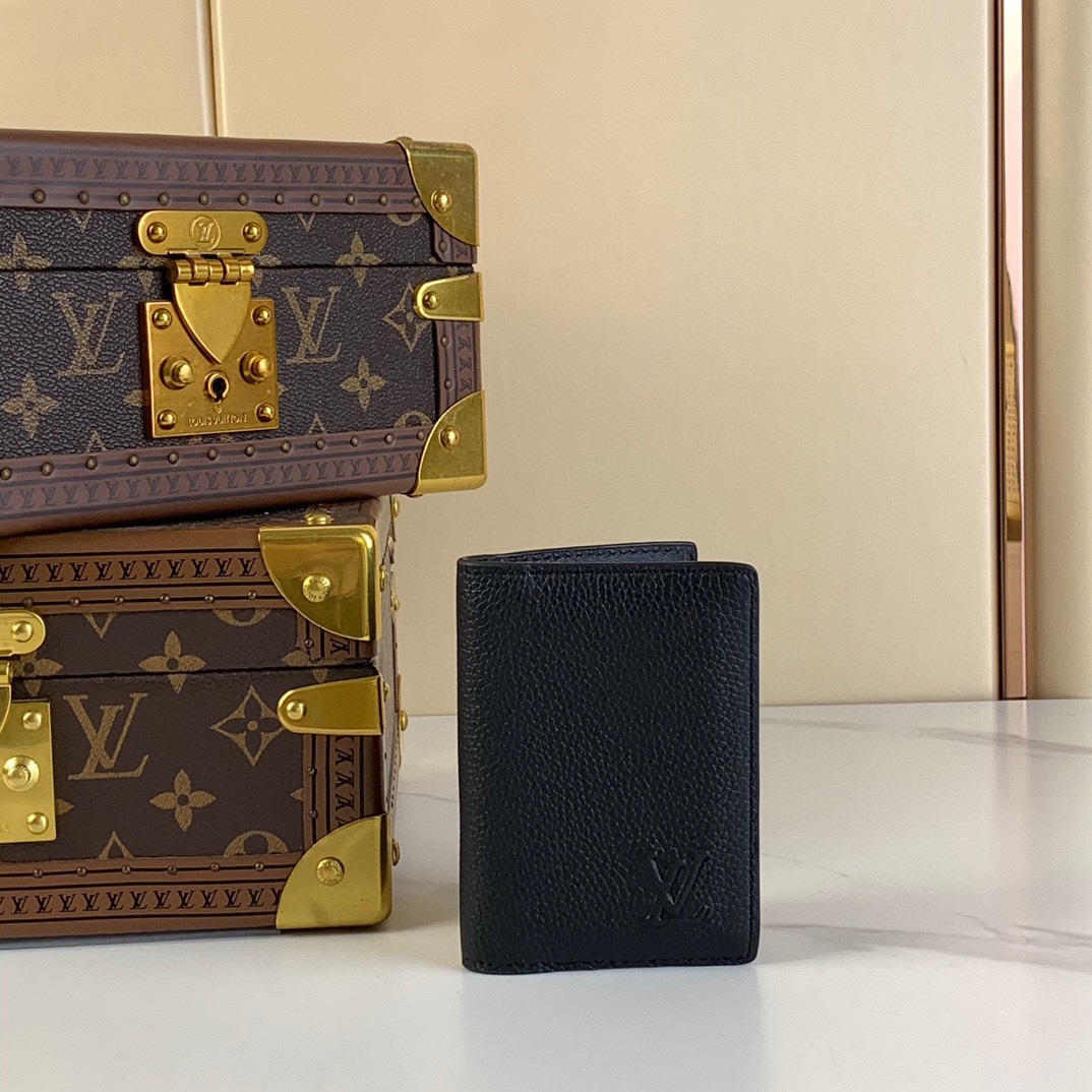 Louis Vuitton Pocket Organizer Millésime Black Leather Wallet M83130 2 i1725688641 9130 0