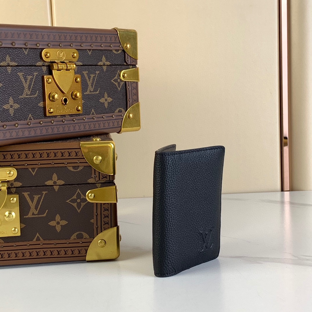 Louis Vuitton Pocket Organizer Millésime Black Leather Wallet M83130 4 i1725688641 9169 0