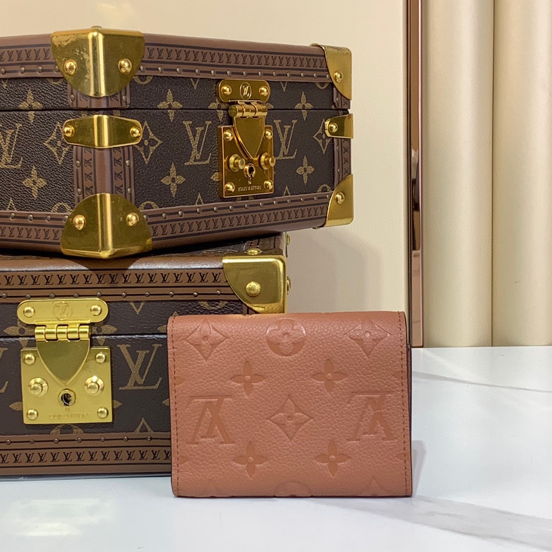 Louis Vuitton Monogram Empreinte Leather Victorine Wallet - Rose 3 i1727614721 2246 2