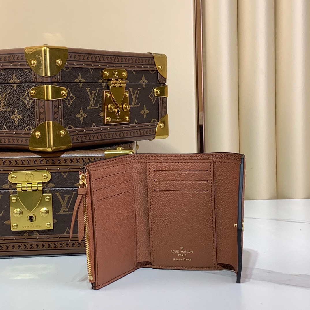 Louis Vuitton Monogram Empreinte Leather Victorine Wallet - Rose 8 i1727614721 4350 3